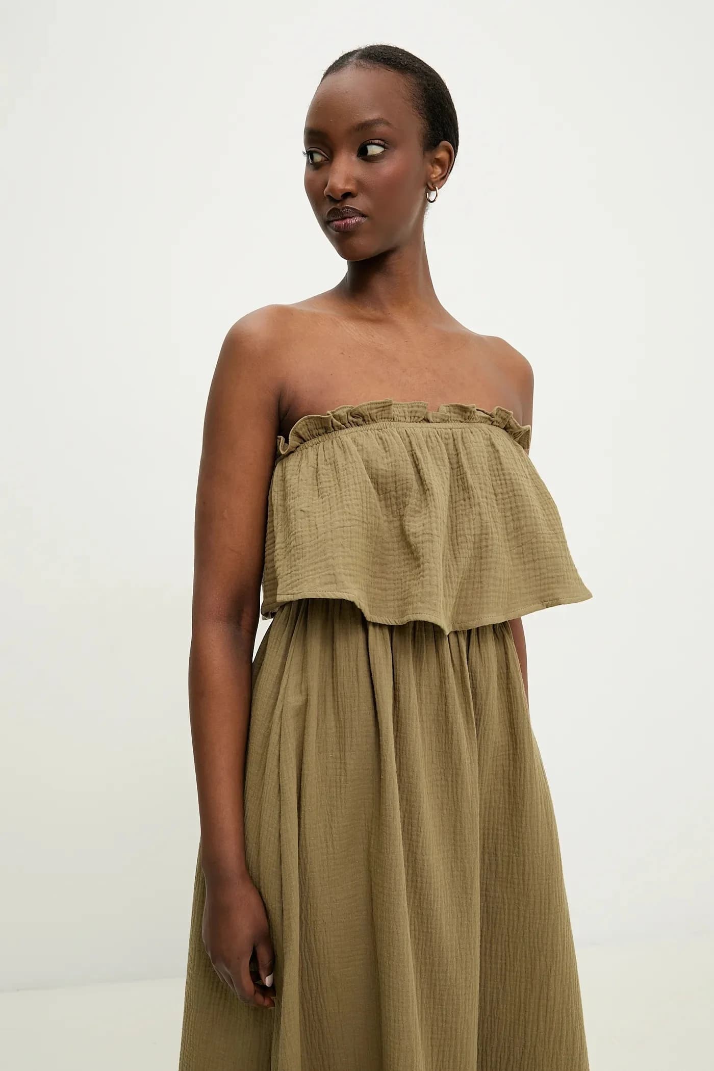 Хлопковое платье - фото 4