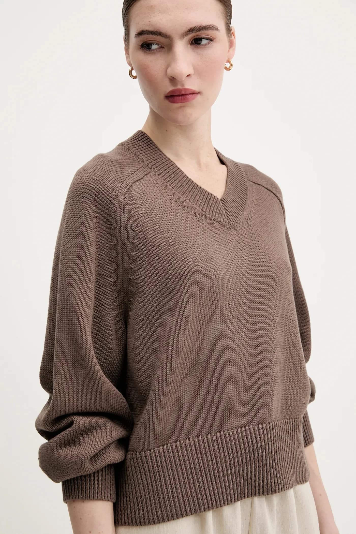 Хлопковый свитер - фото 4