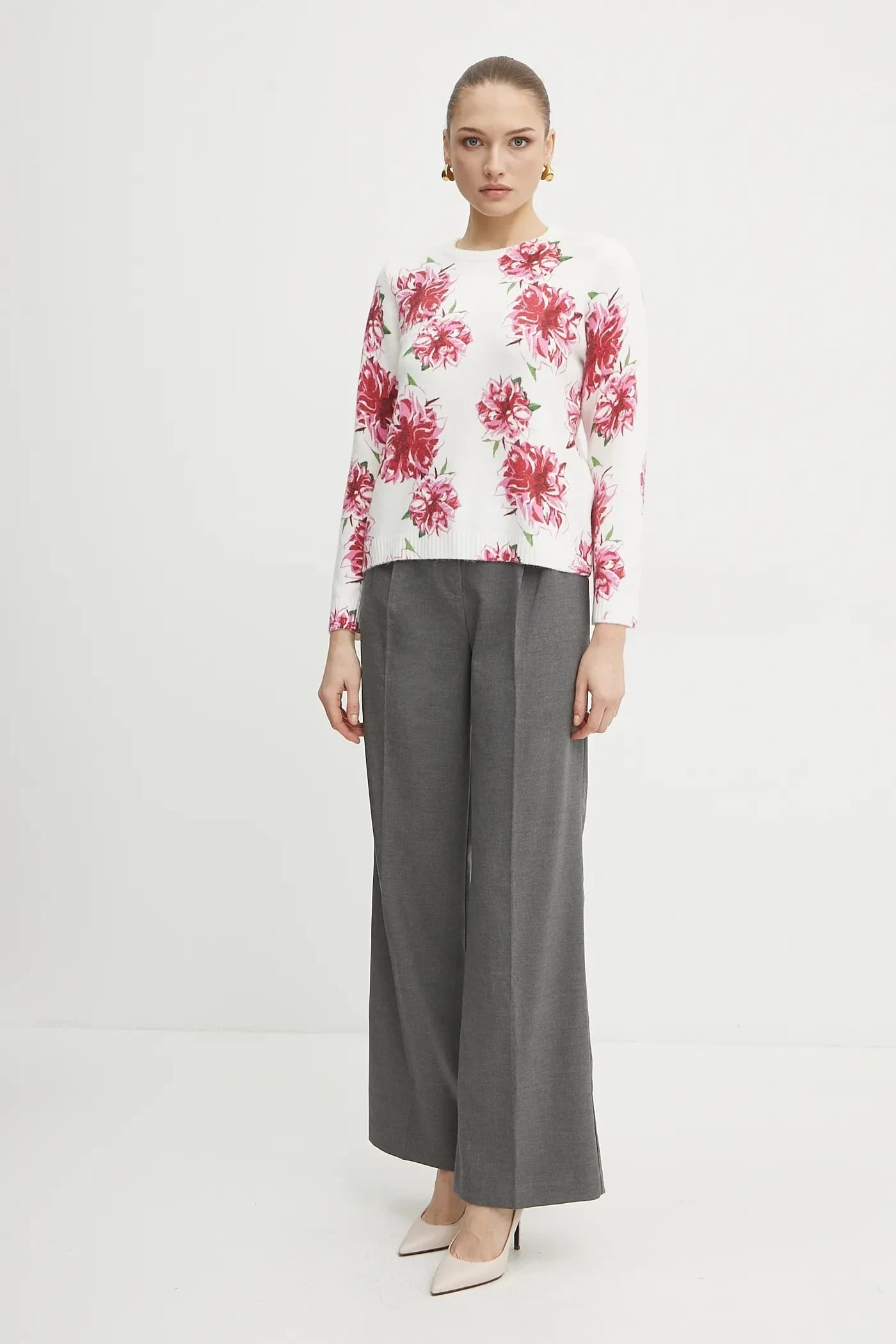 MFLOWER свитер из смесовой шерсти - фото 2