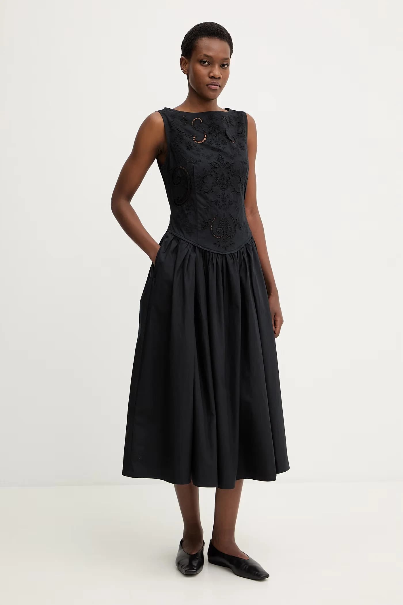 Хлопковое платье - фото 2