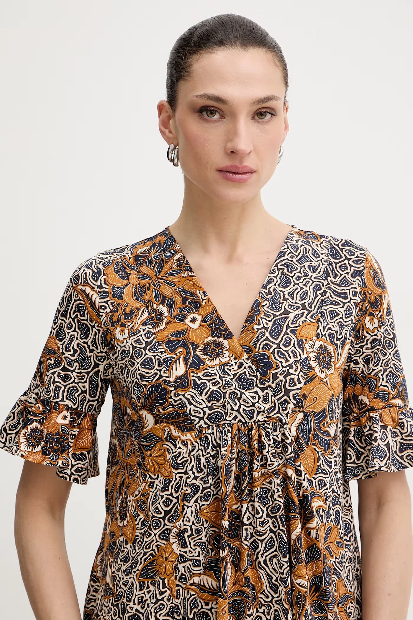 платье FUOCO из хлопка - фото 4