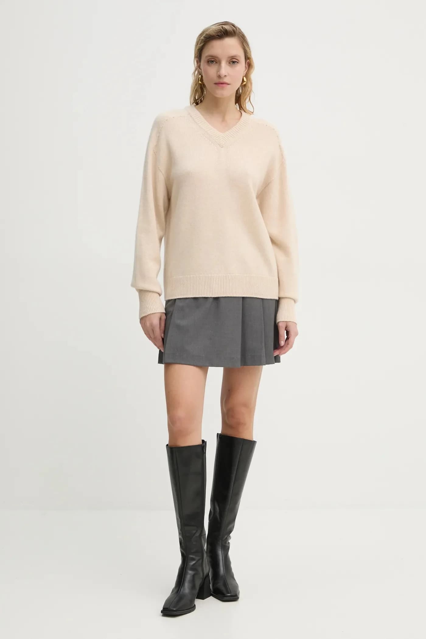 Кашемировый свитер Calven - фото 2