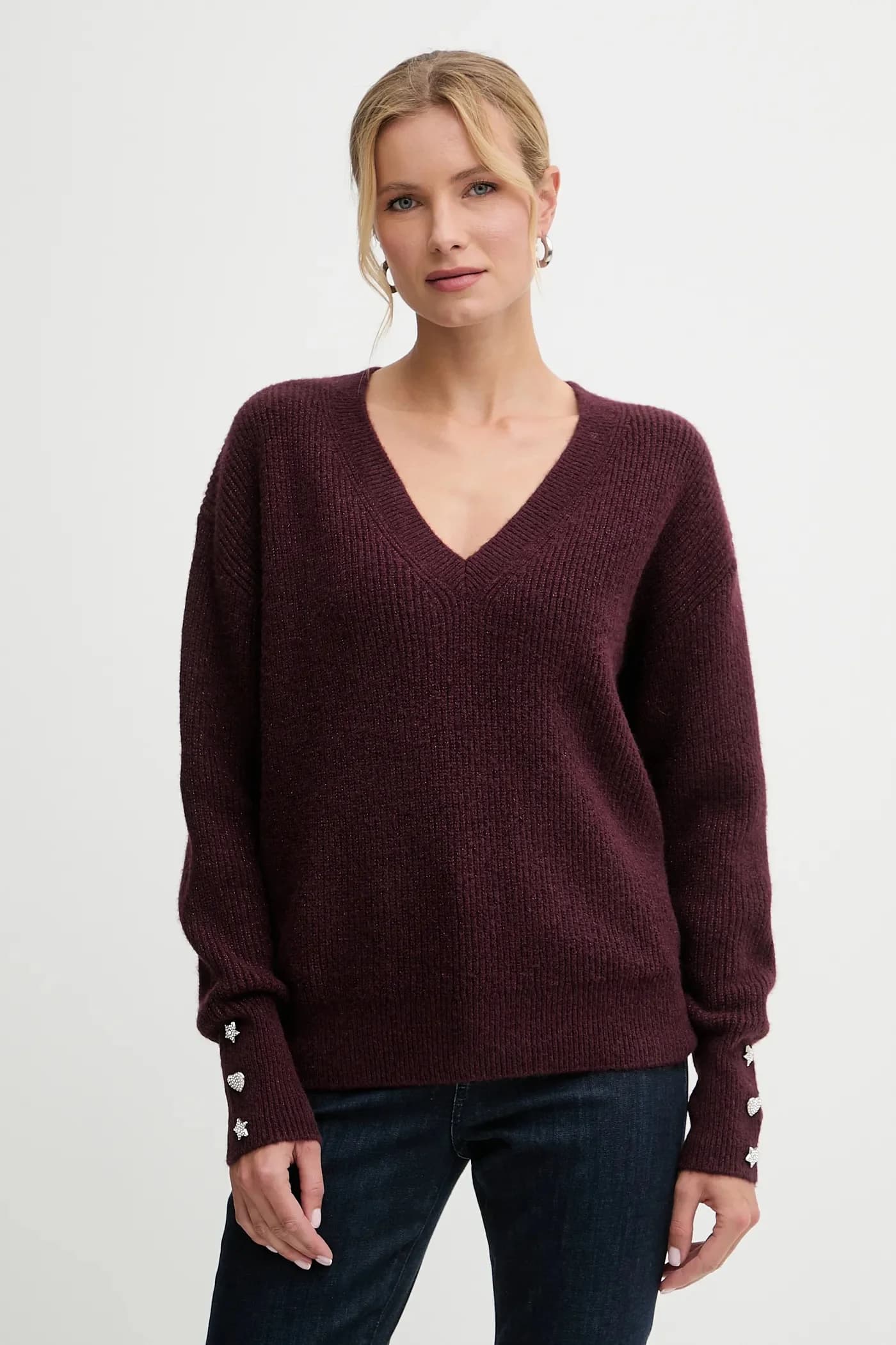 Свитер из смесовой шерсти