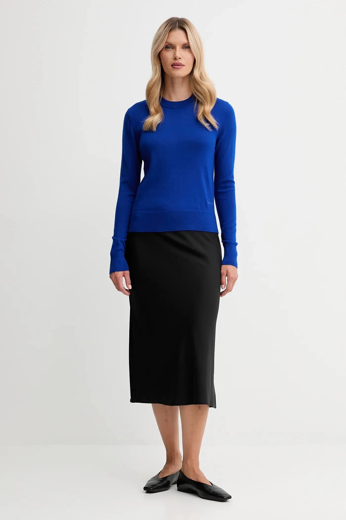 Свитер из смесовой шерсти - фото 2