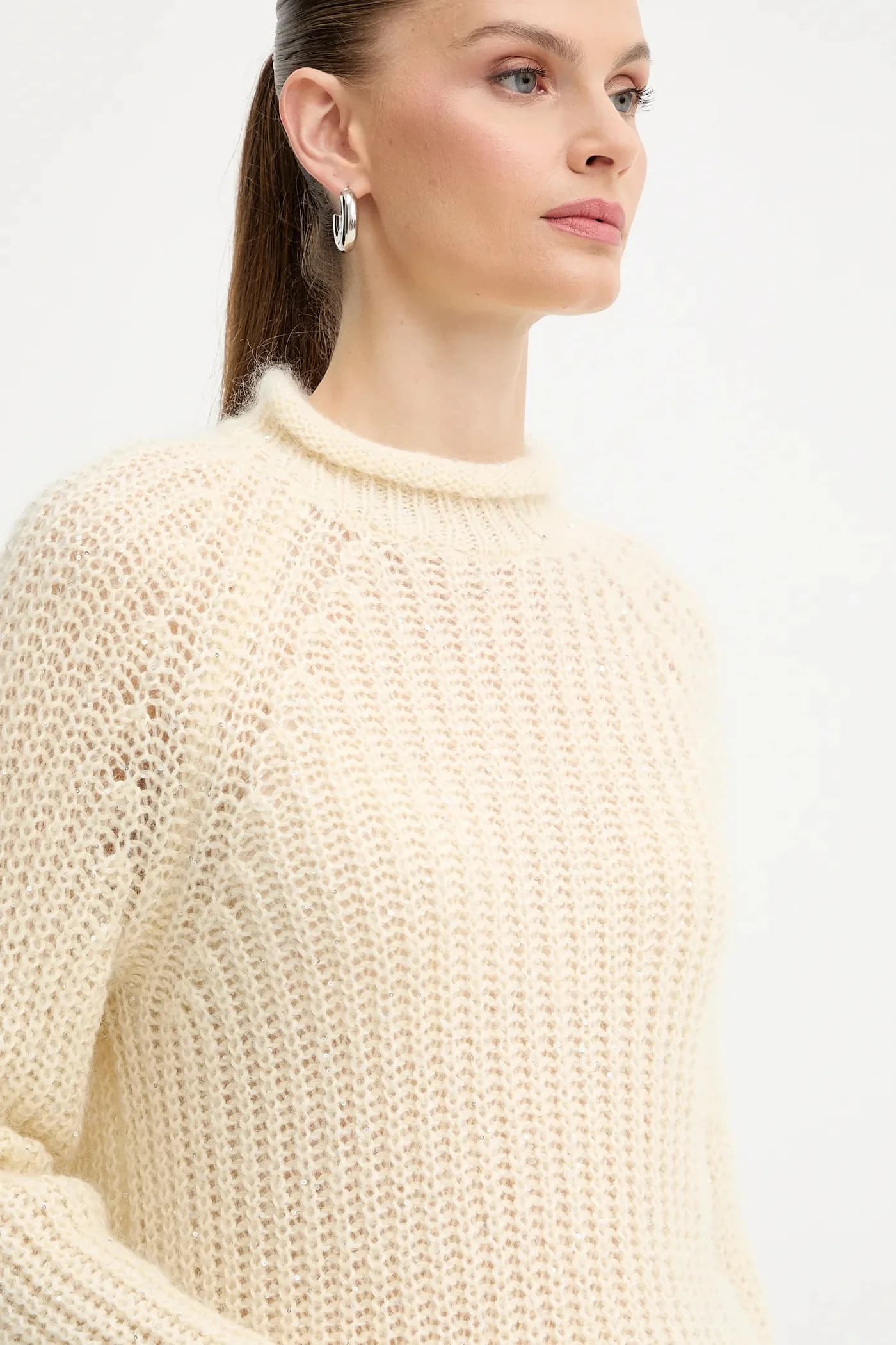 Свитер из смесовой шерсти - фото 4