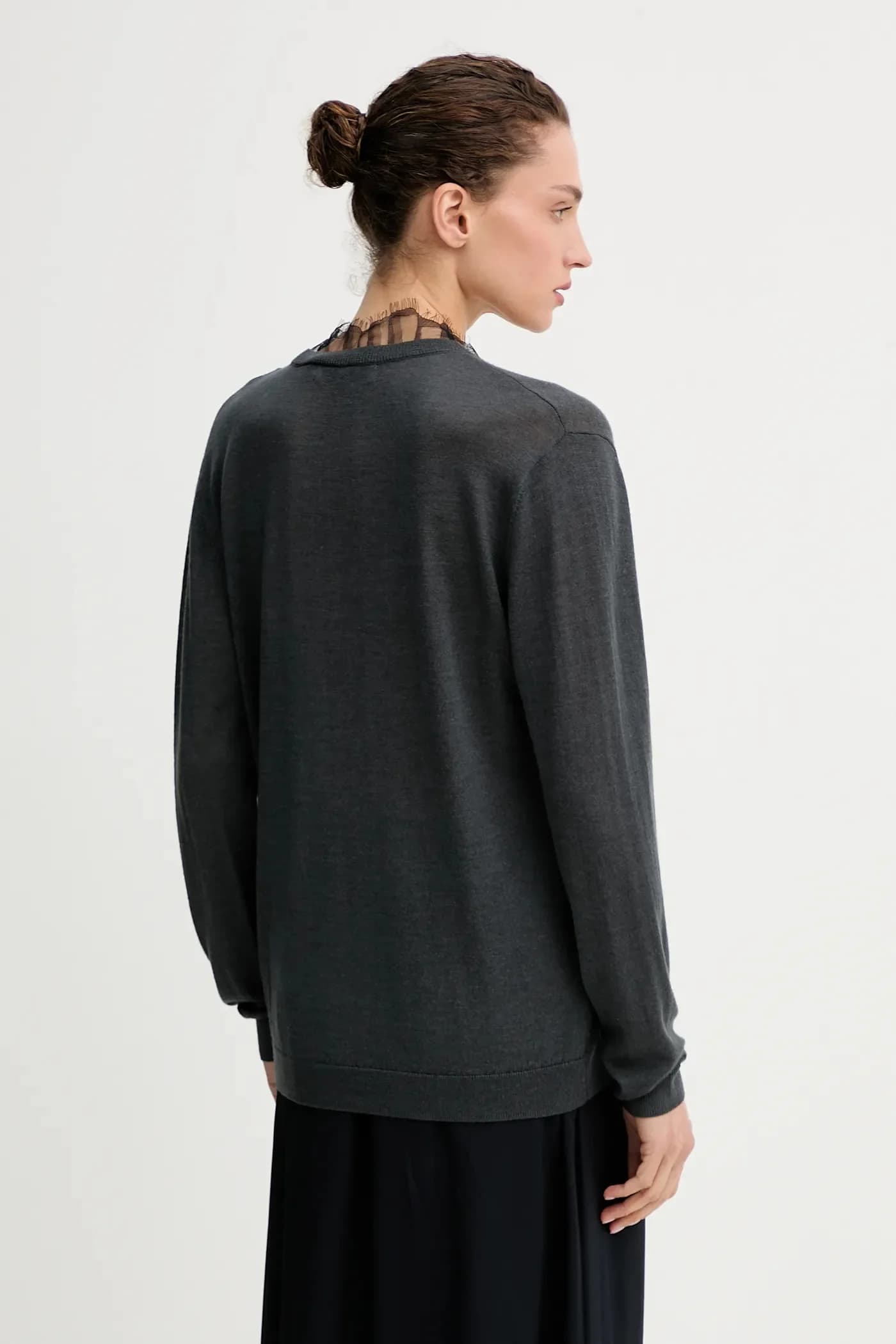 Свитер из смесовой шерсти - фото 3