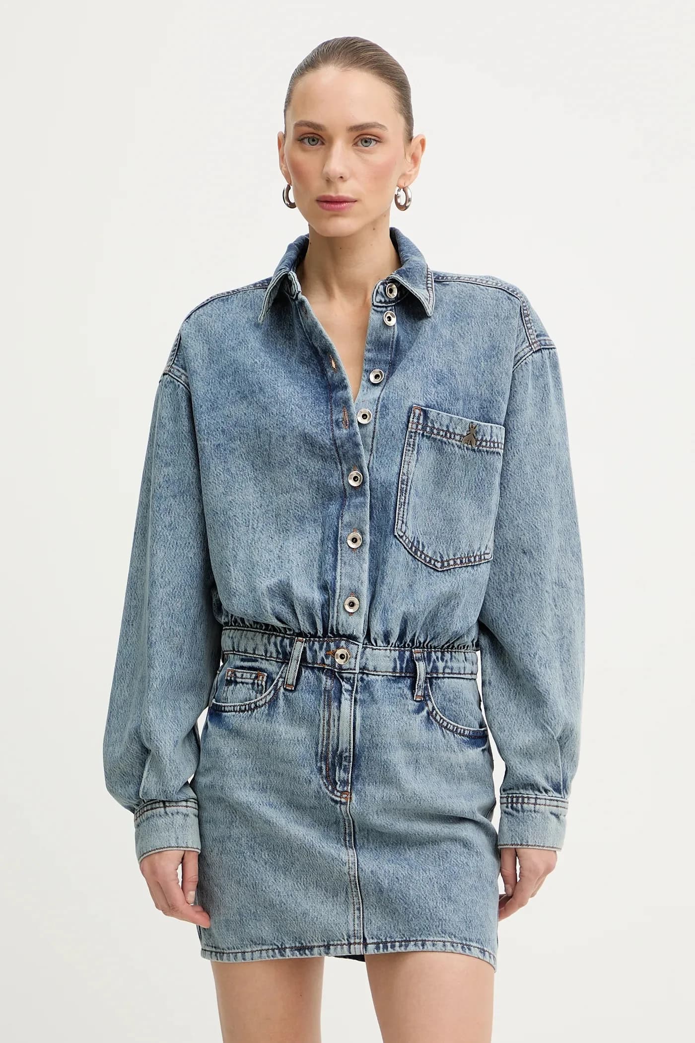 Джинсовое платье