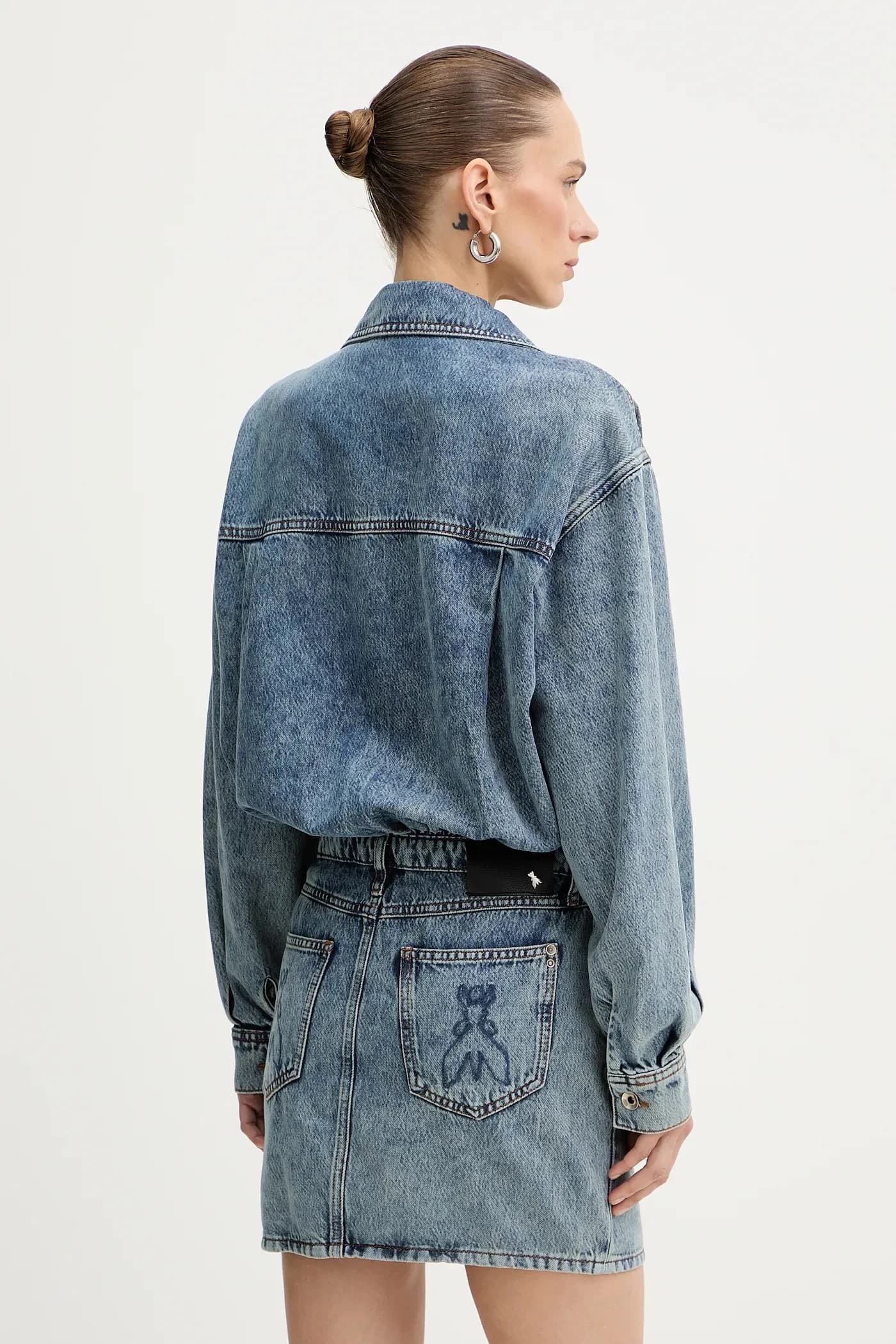 Джинсовое платье - фото 3