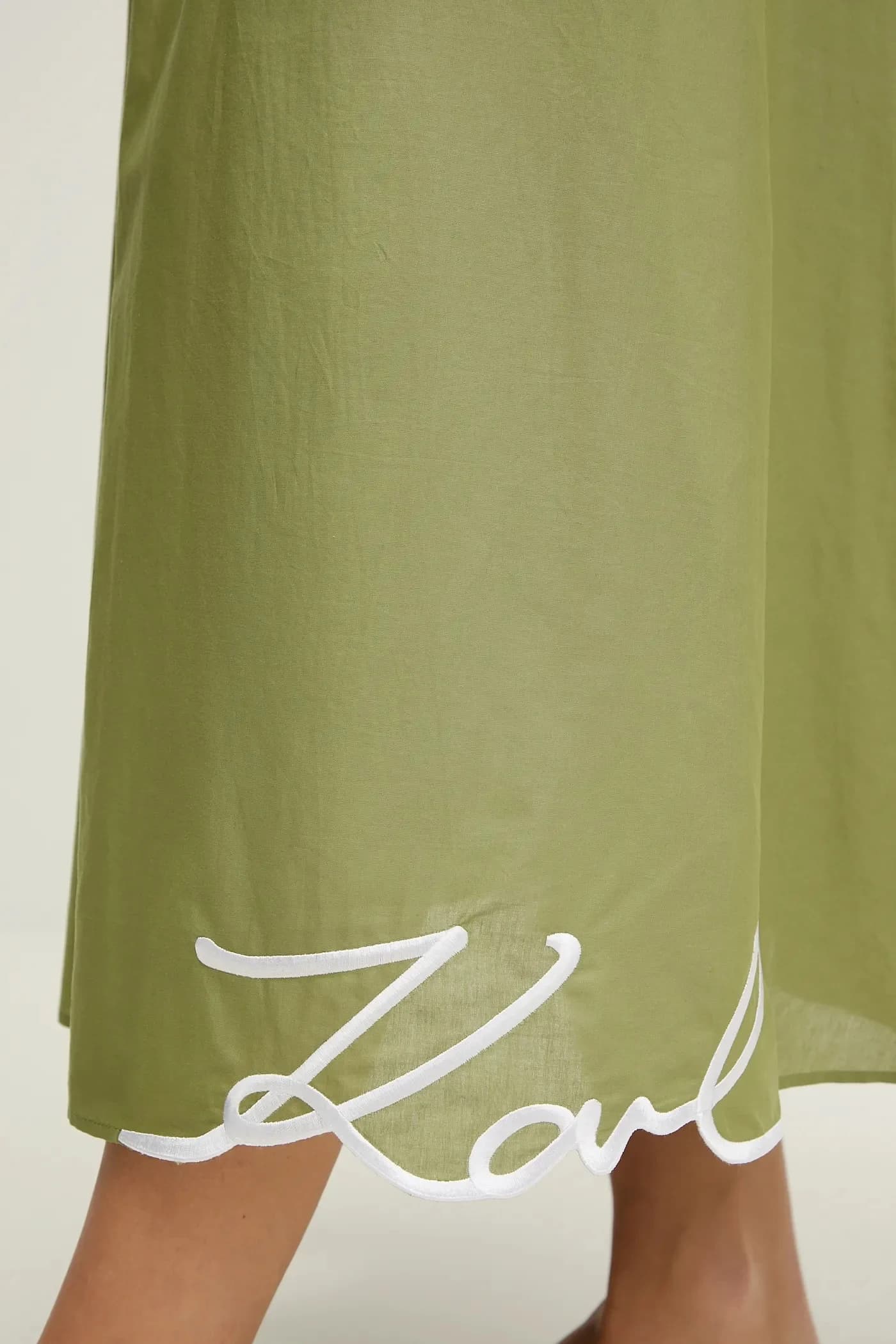 Хлопковое платье - фото 6