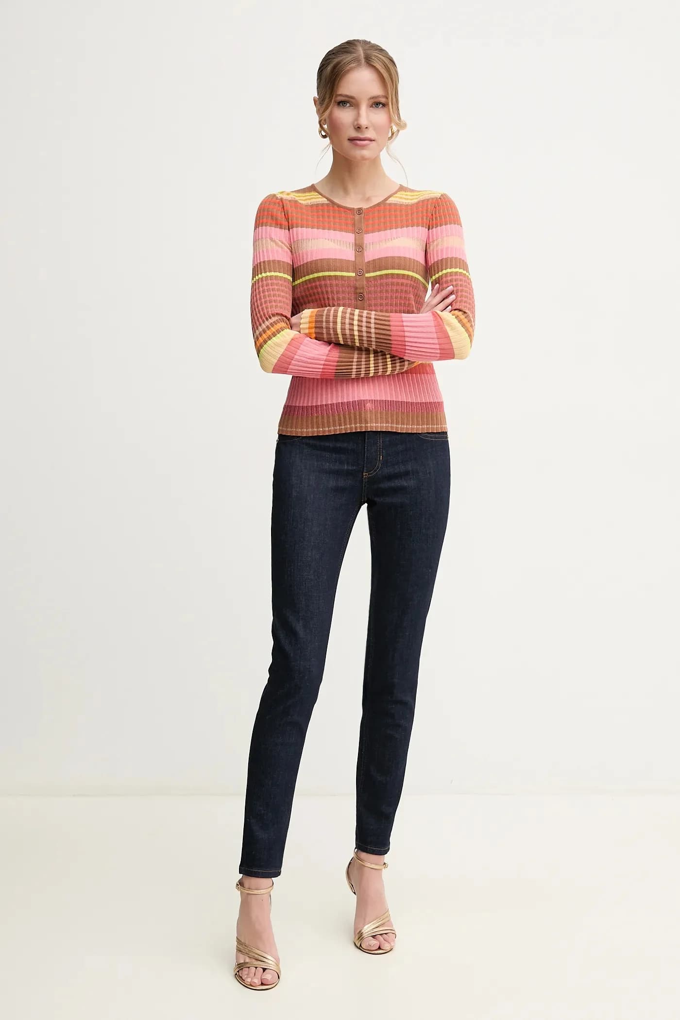 Свитер из смесового льна - фото 2