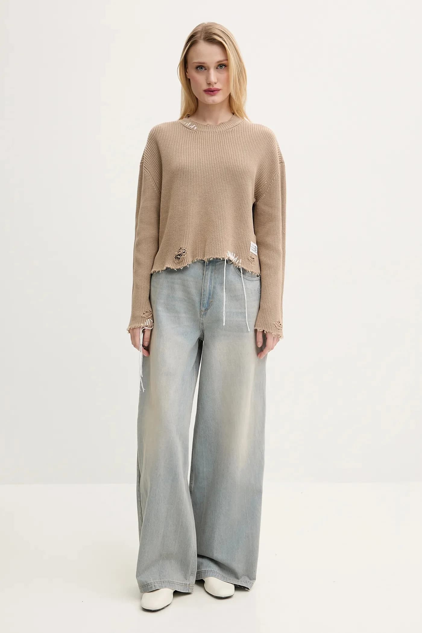 Хлопковый свитер - фото 2