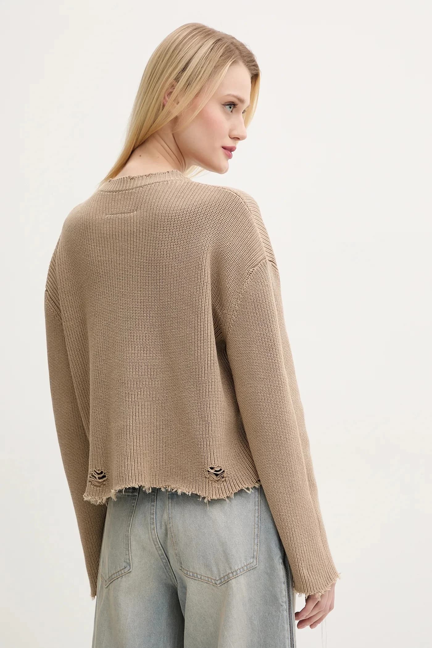 Хлопковый свитер - фото 3