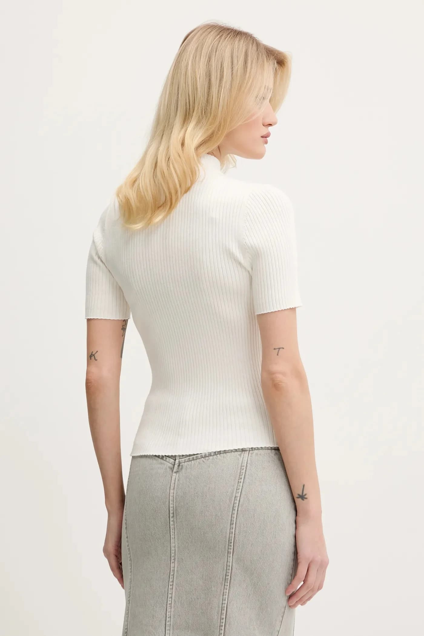 Свитер из смесового шелка - фото 3