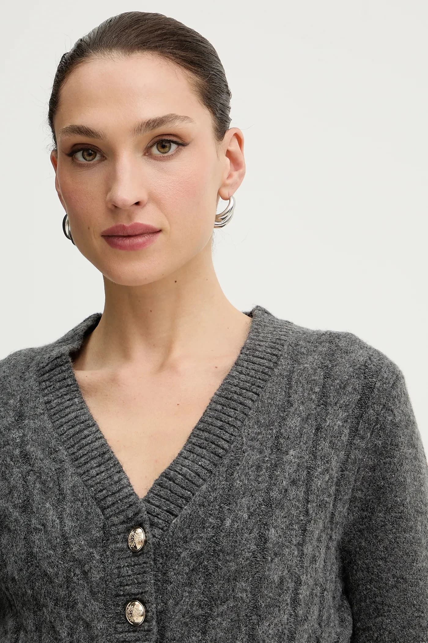 Платье из смесовой шерсти - фото 5