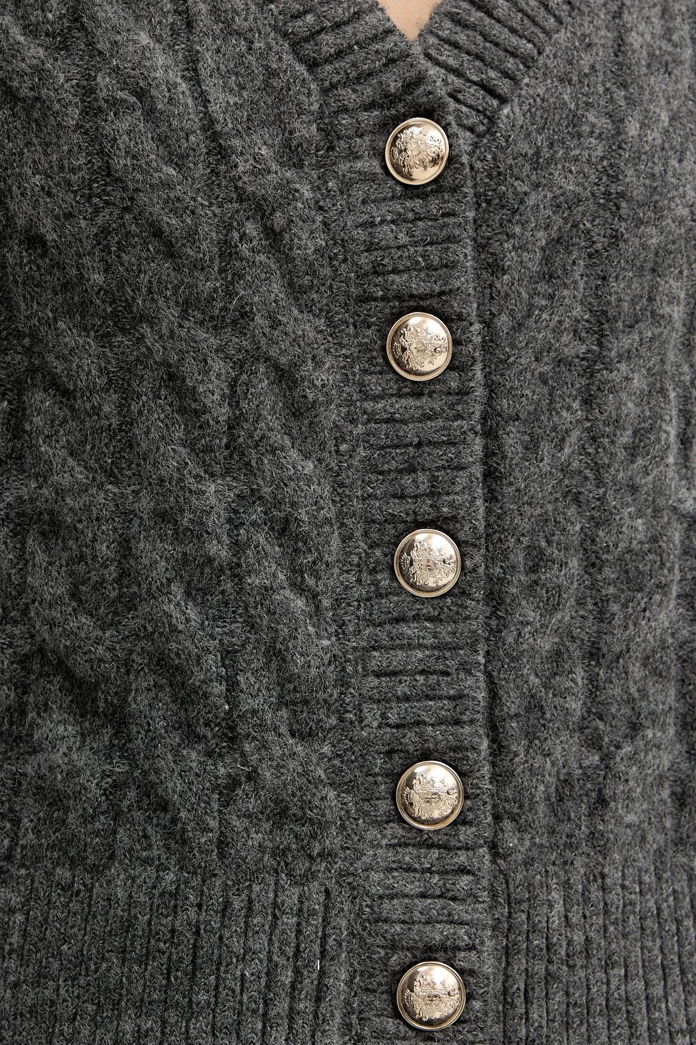 Платье из смесовой шерсти - фото 6