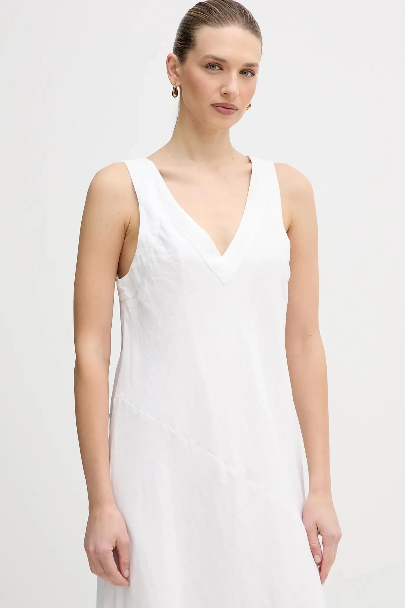 Льняное платье - фото 4