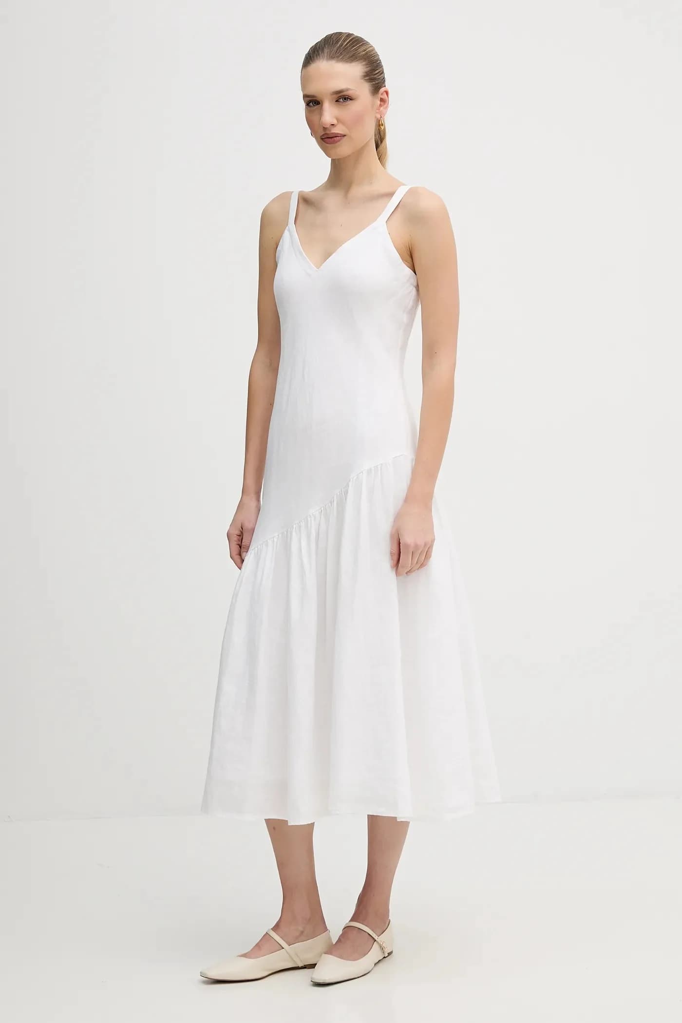 Льняное платье - фото 2