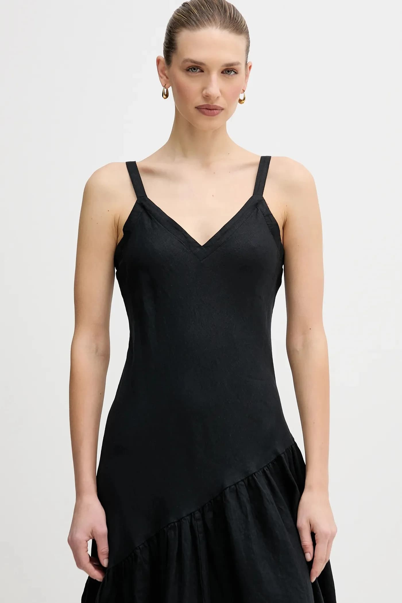 Льняное платье - фото 4