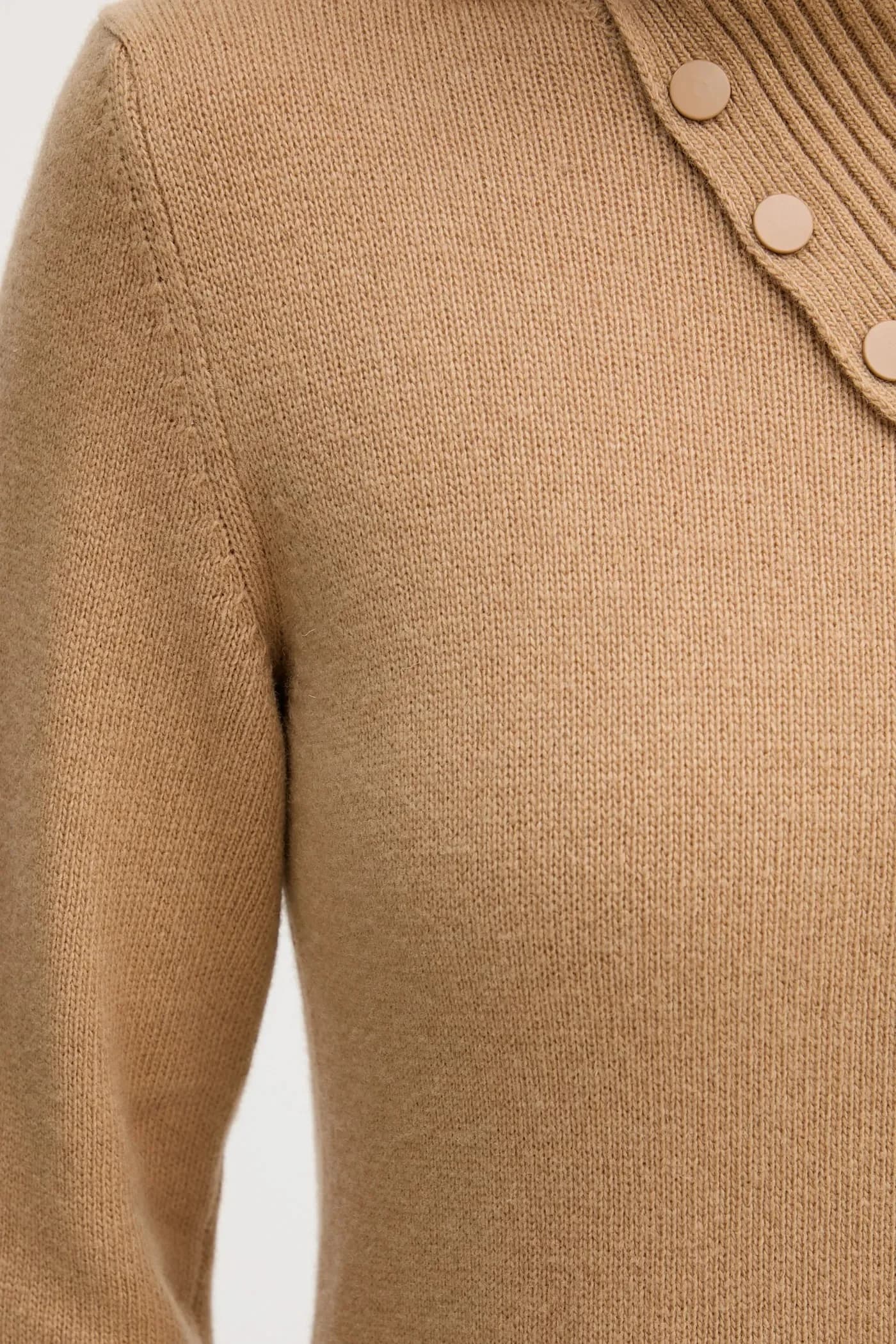 Платье из смесовой шерсти - фото 5