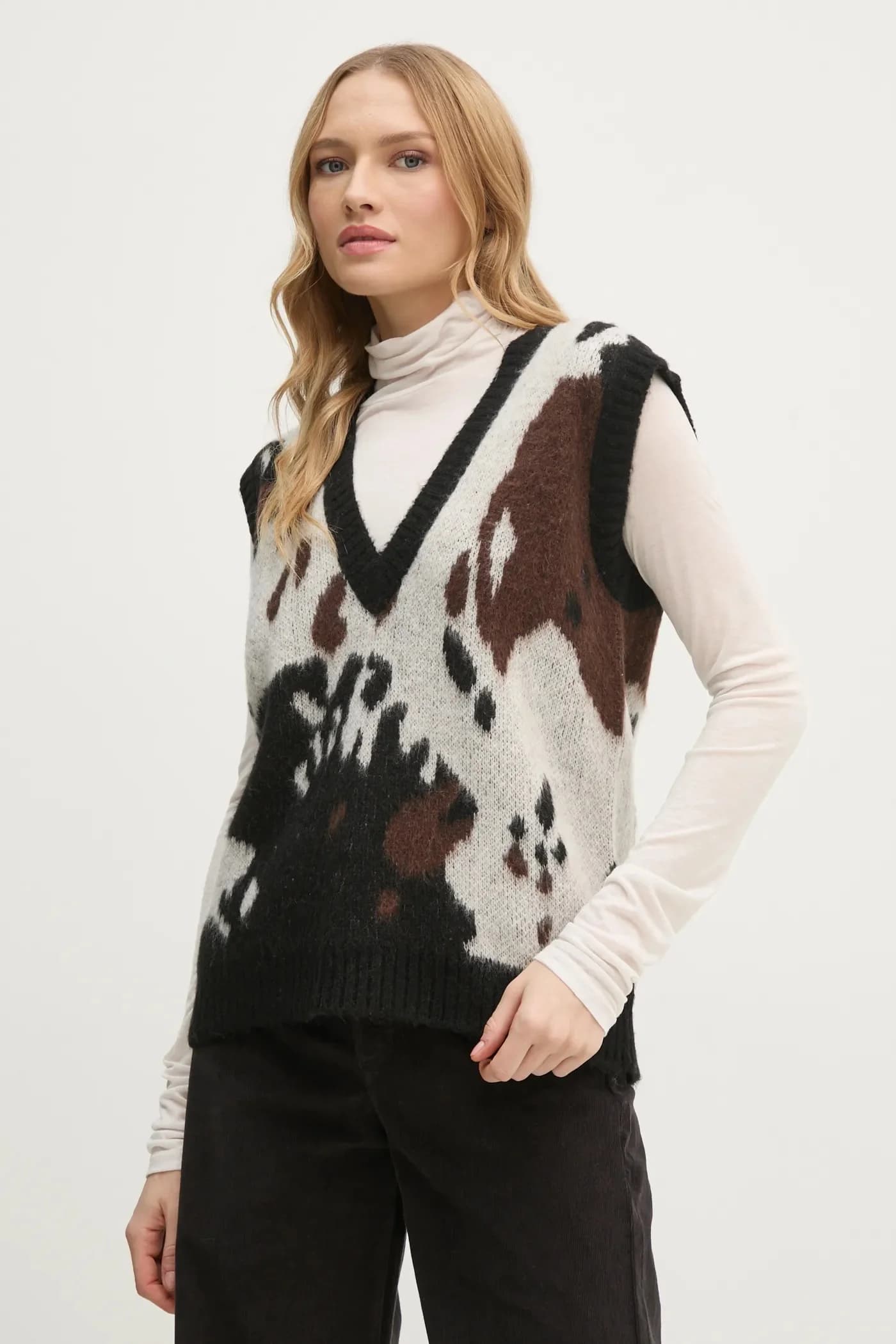 Жилет из смесовой шерсти