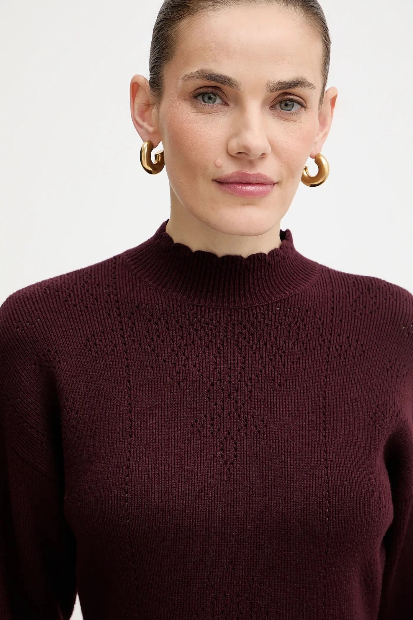 Платье из смесовой шерсти - фото 4