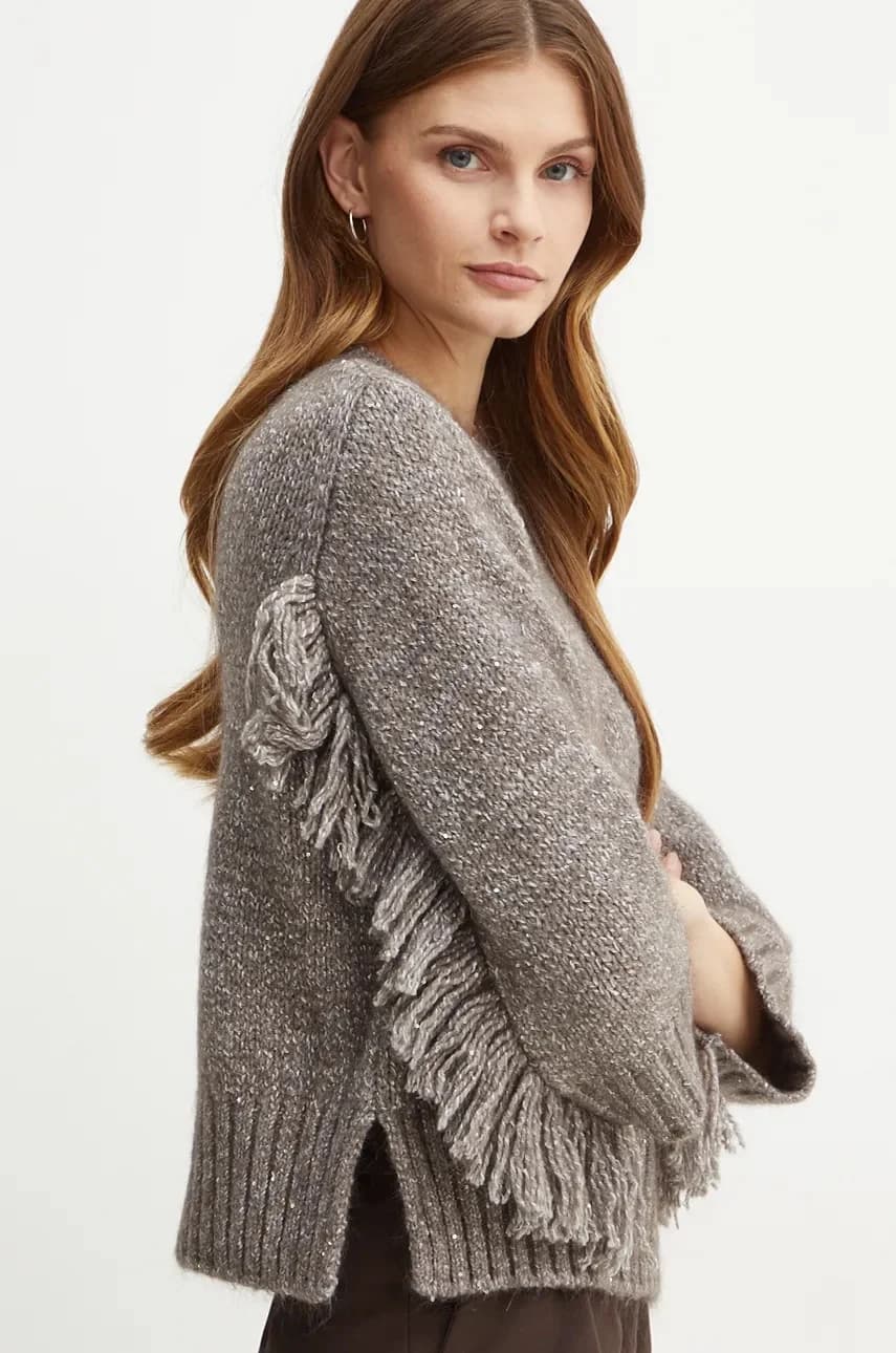 Свитер из смесовой шерсти