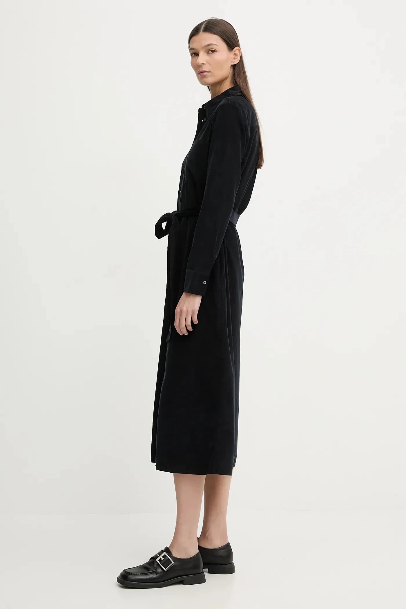 Вельветовое платье - фото 2