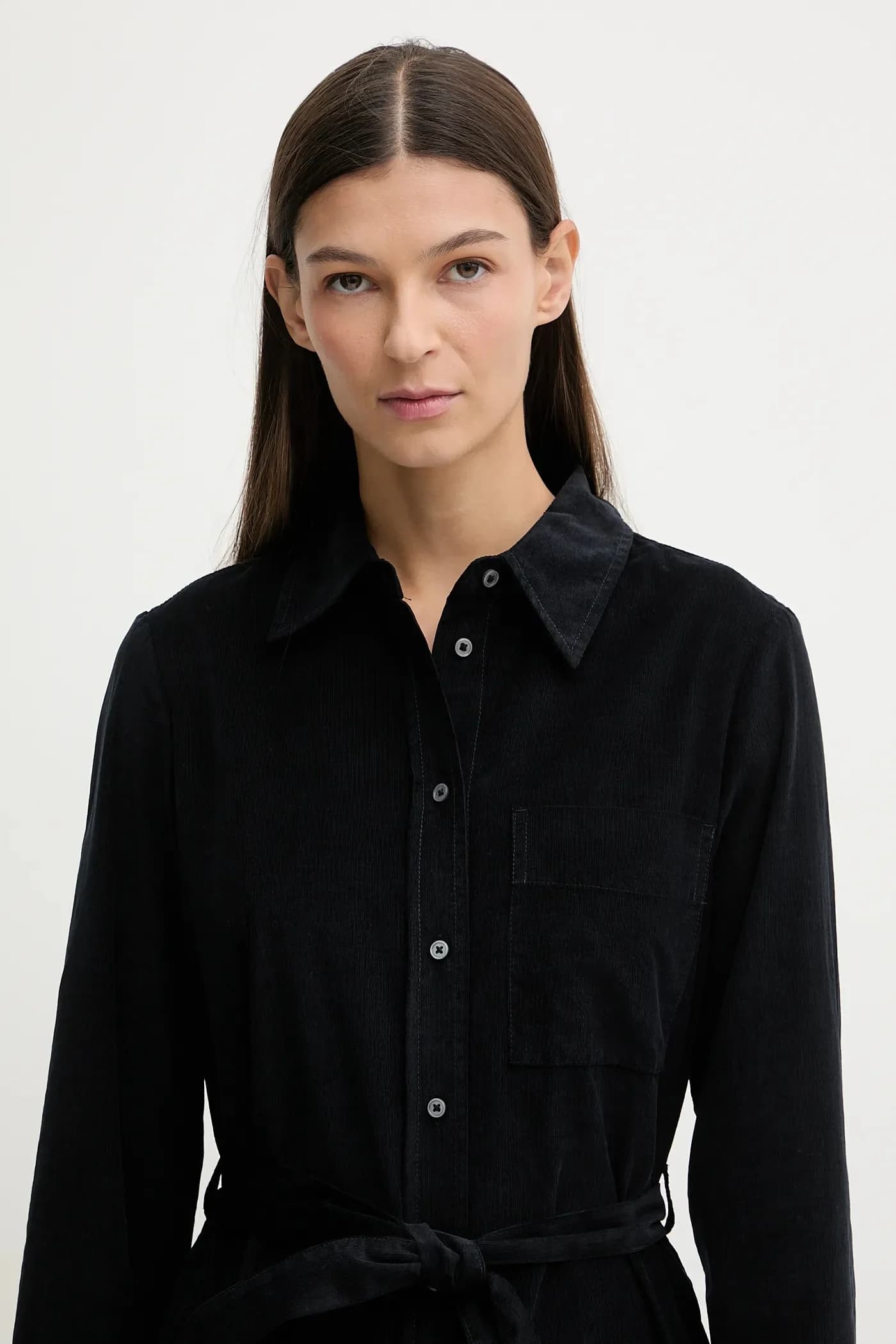 Вельветовое платье - фото 4