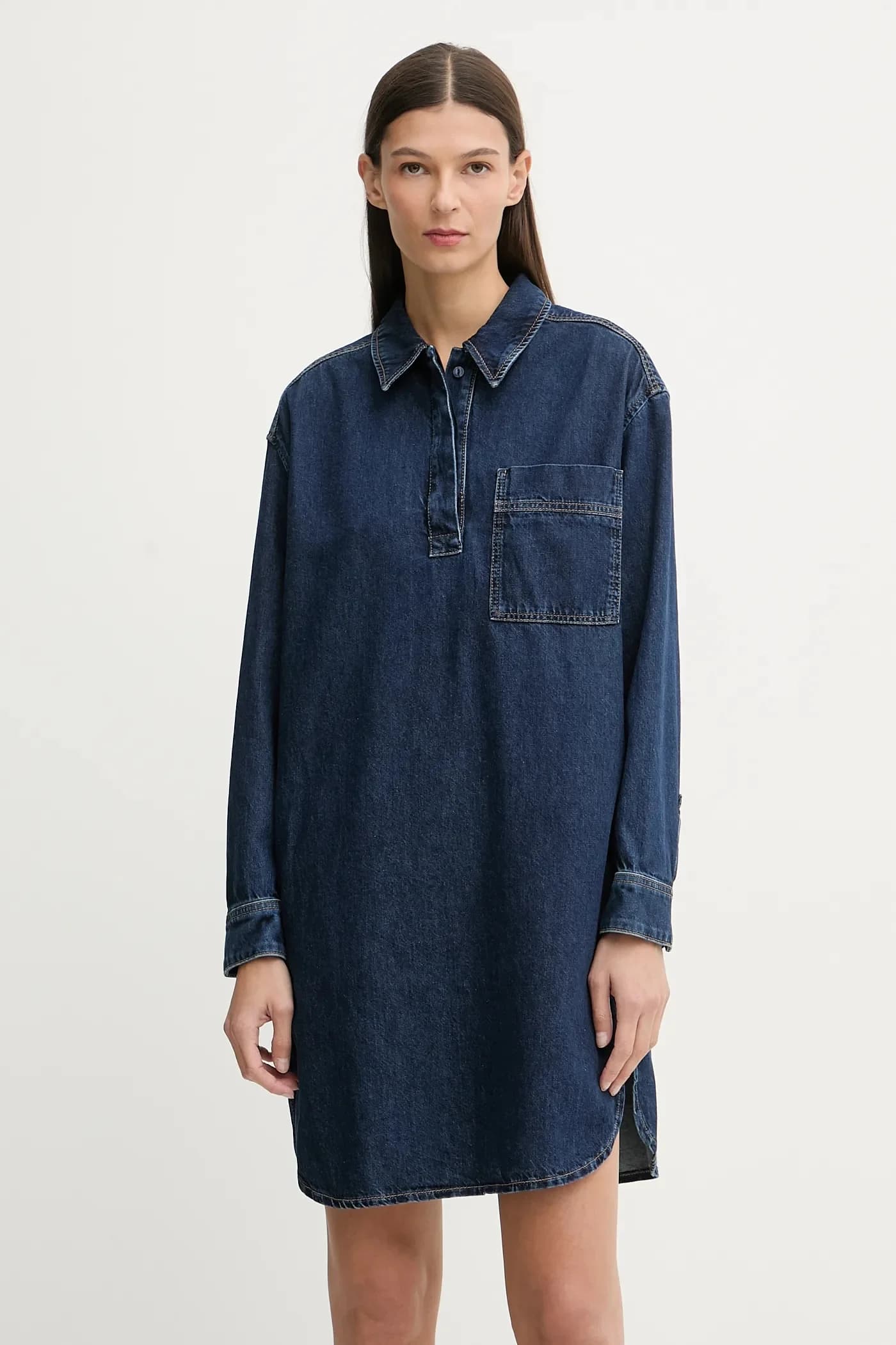 Джинсовое платье