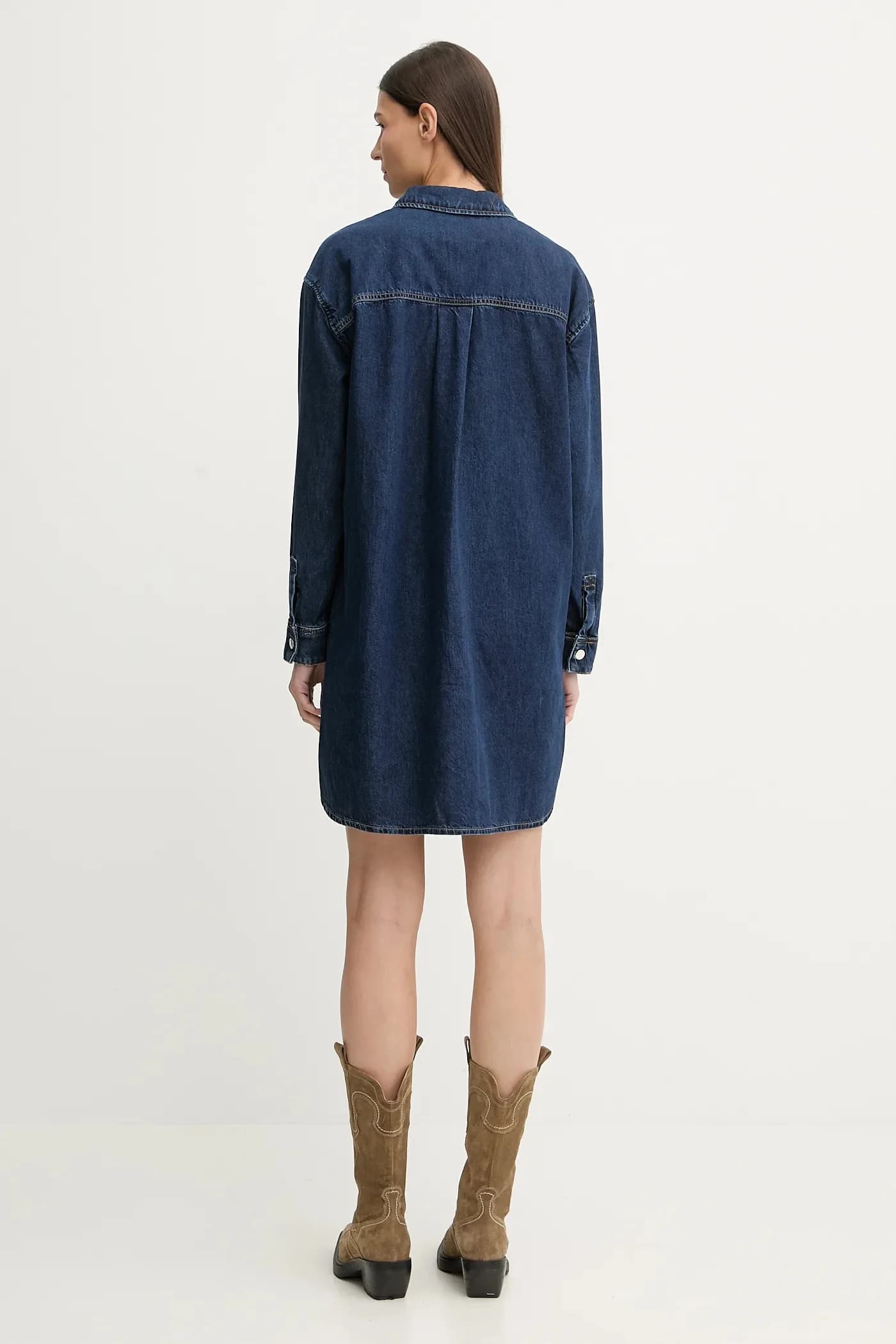 Джинсовое платье - фото 3