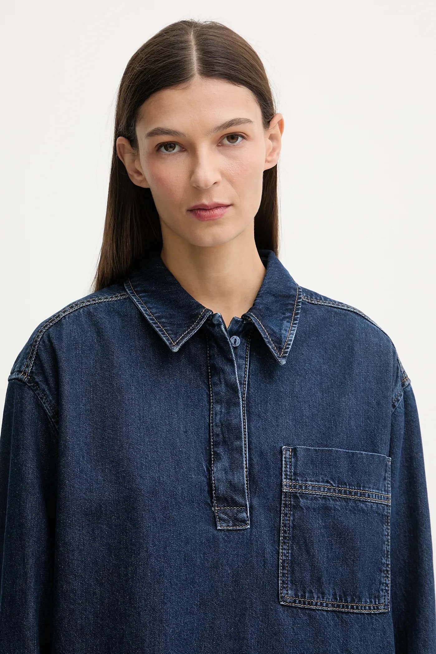 Джинсовое платье - фото 4