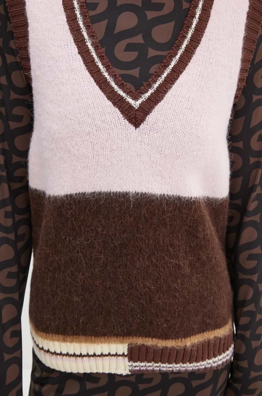 Жилет из смесовой шерсти - фото 5