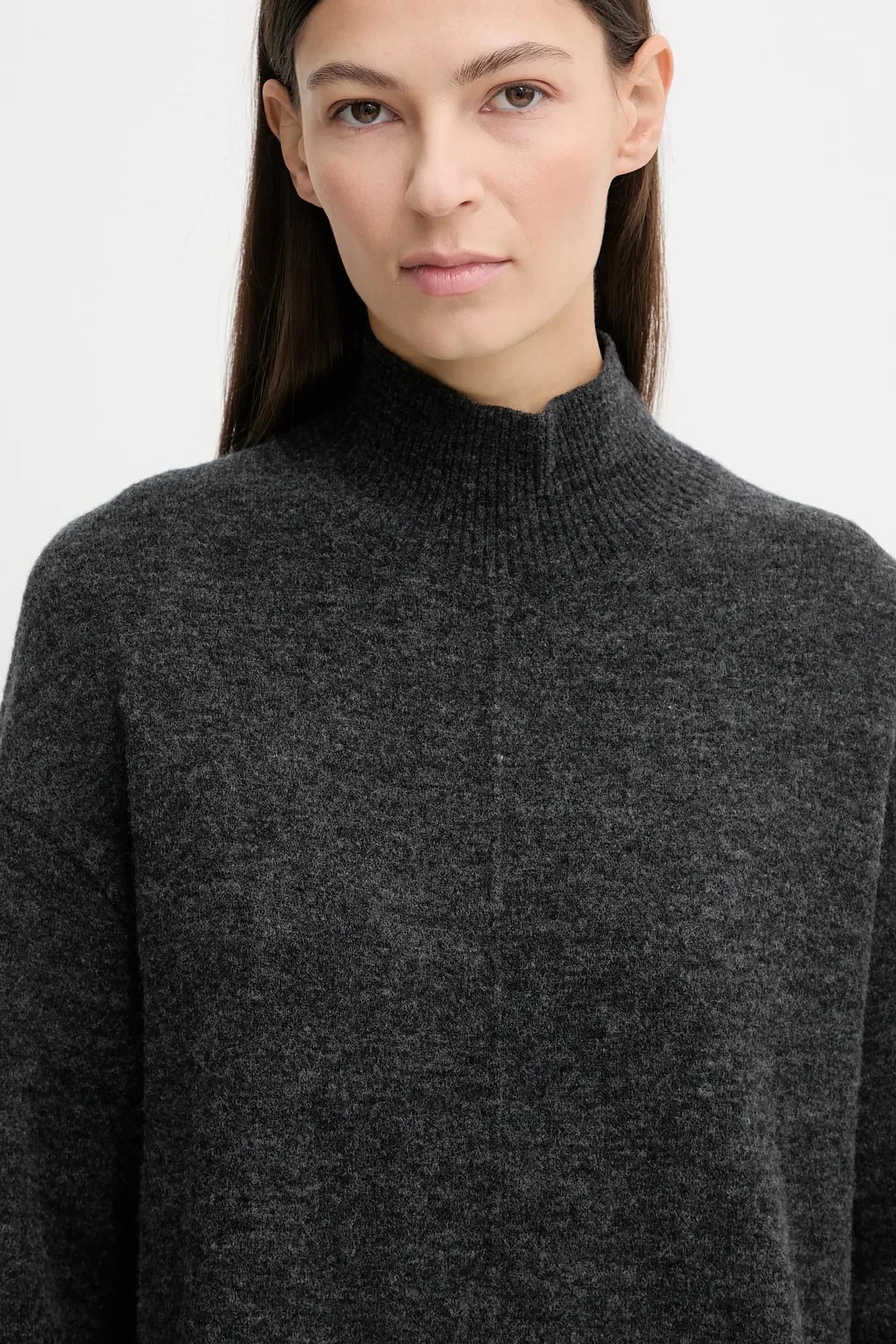 Платье из смесовой шерсти - фото 4