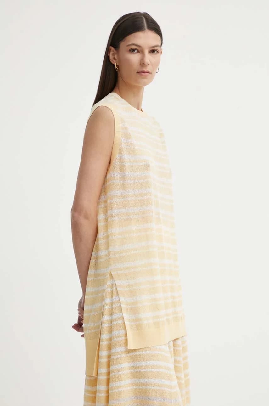 жилет SAINT из смесового льна