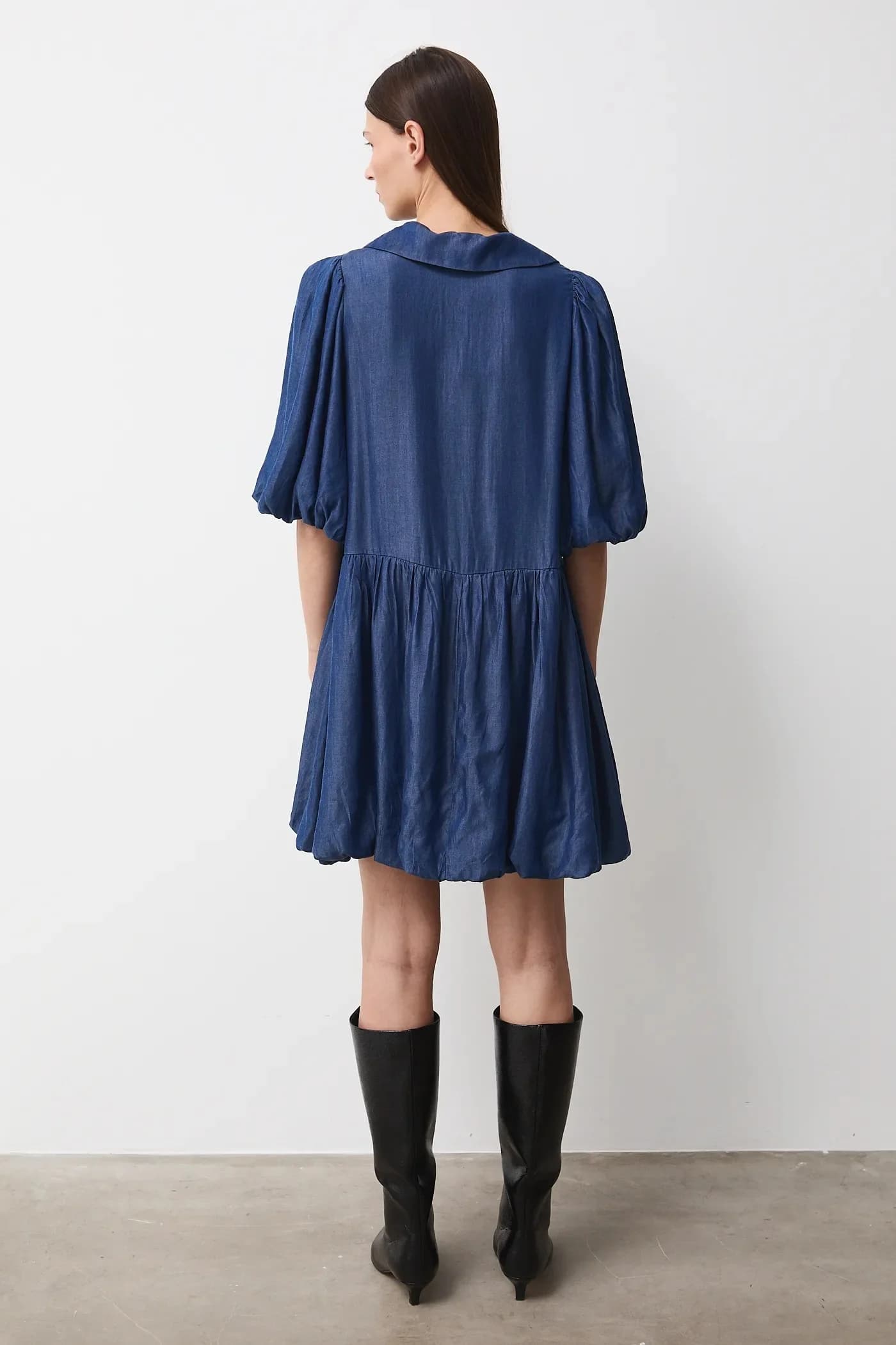 Джинсовое платье - фото 4