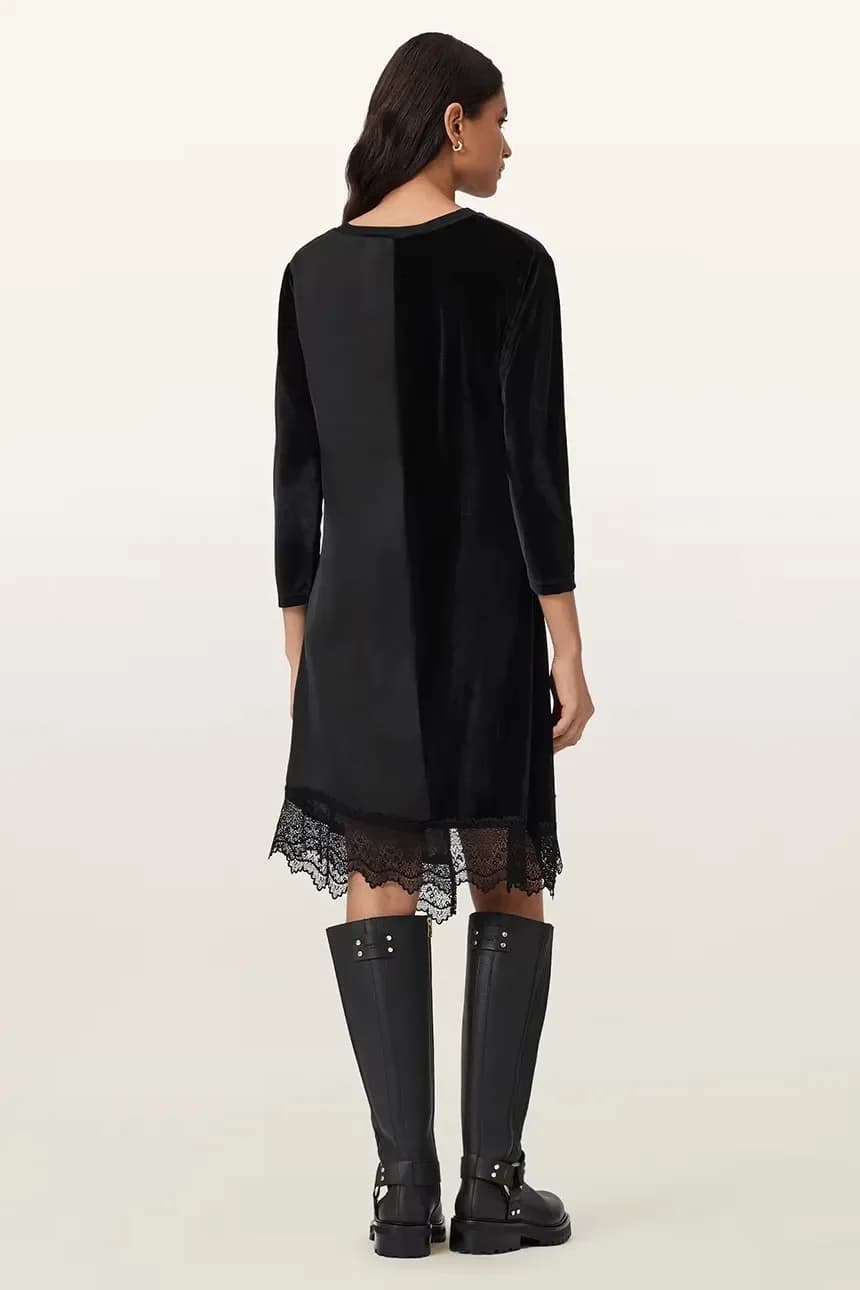 Велюровое платье - фото 2