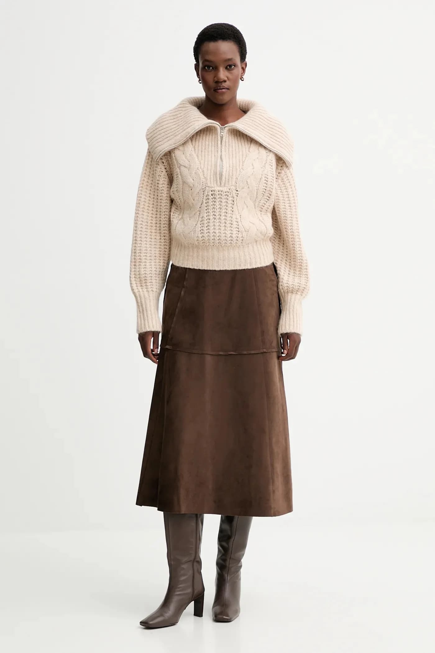 Свитер из смесовой шерсти - фото 2