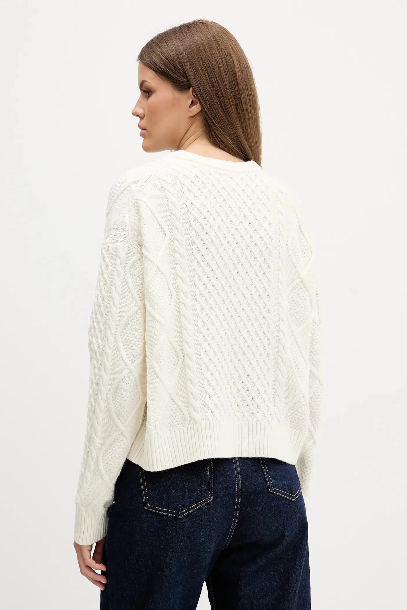 Свитер из смесовой шерсти - фото 3