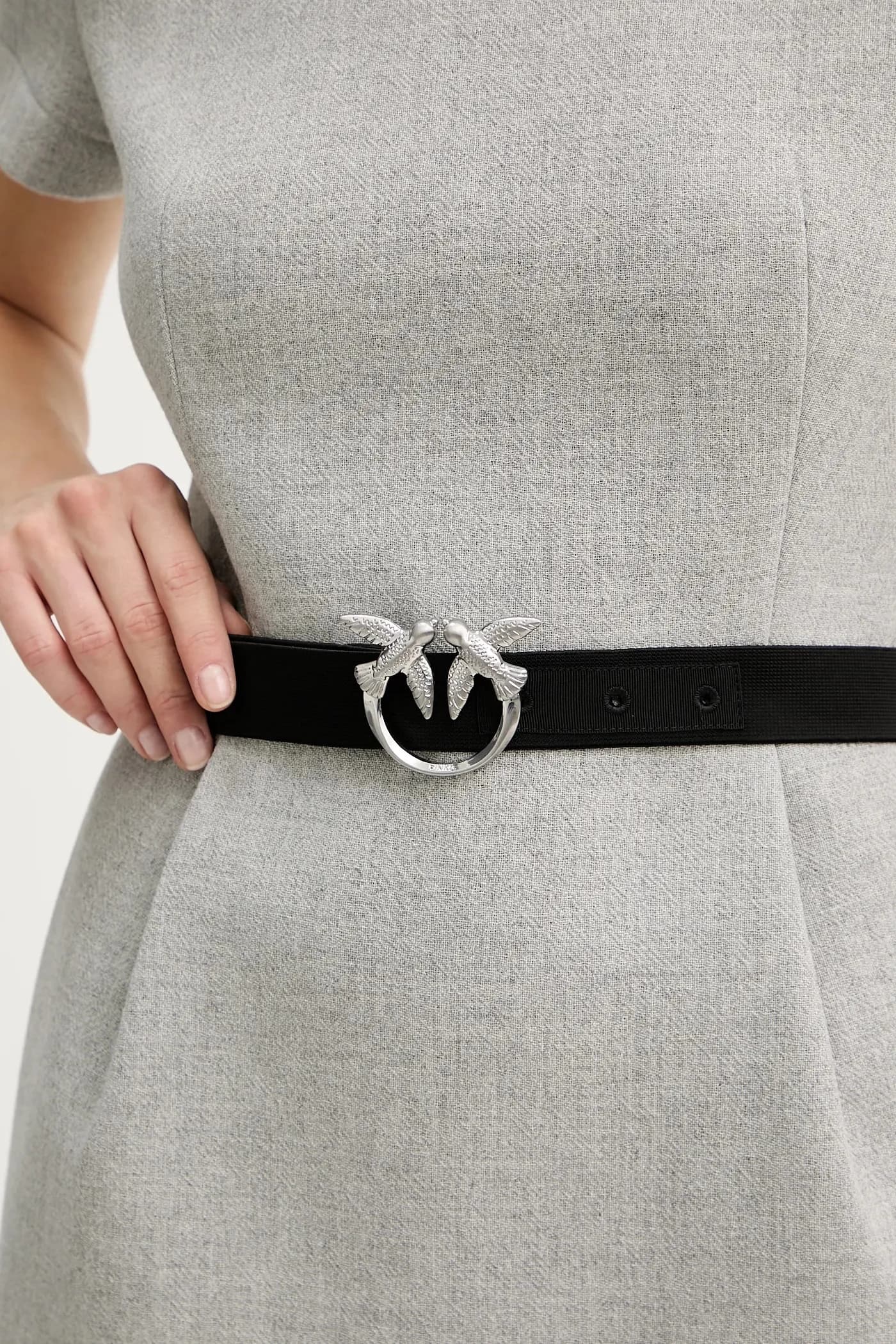 Платье из смесовой шерсти - фото 5