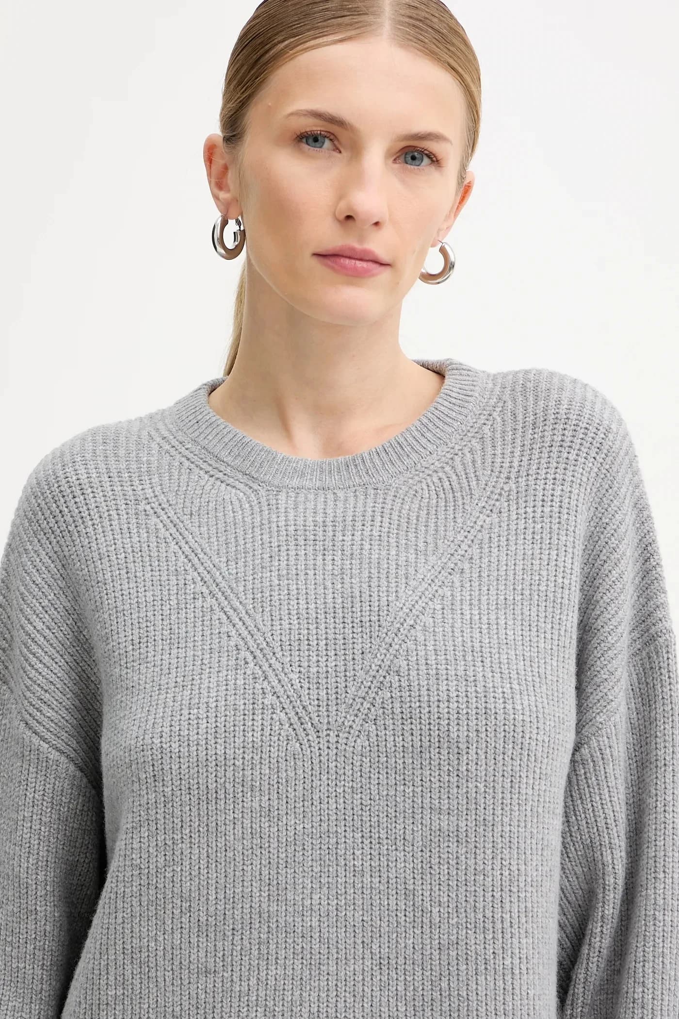 Платье из смесовой шерсти - фото 4