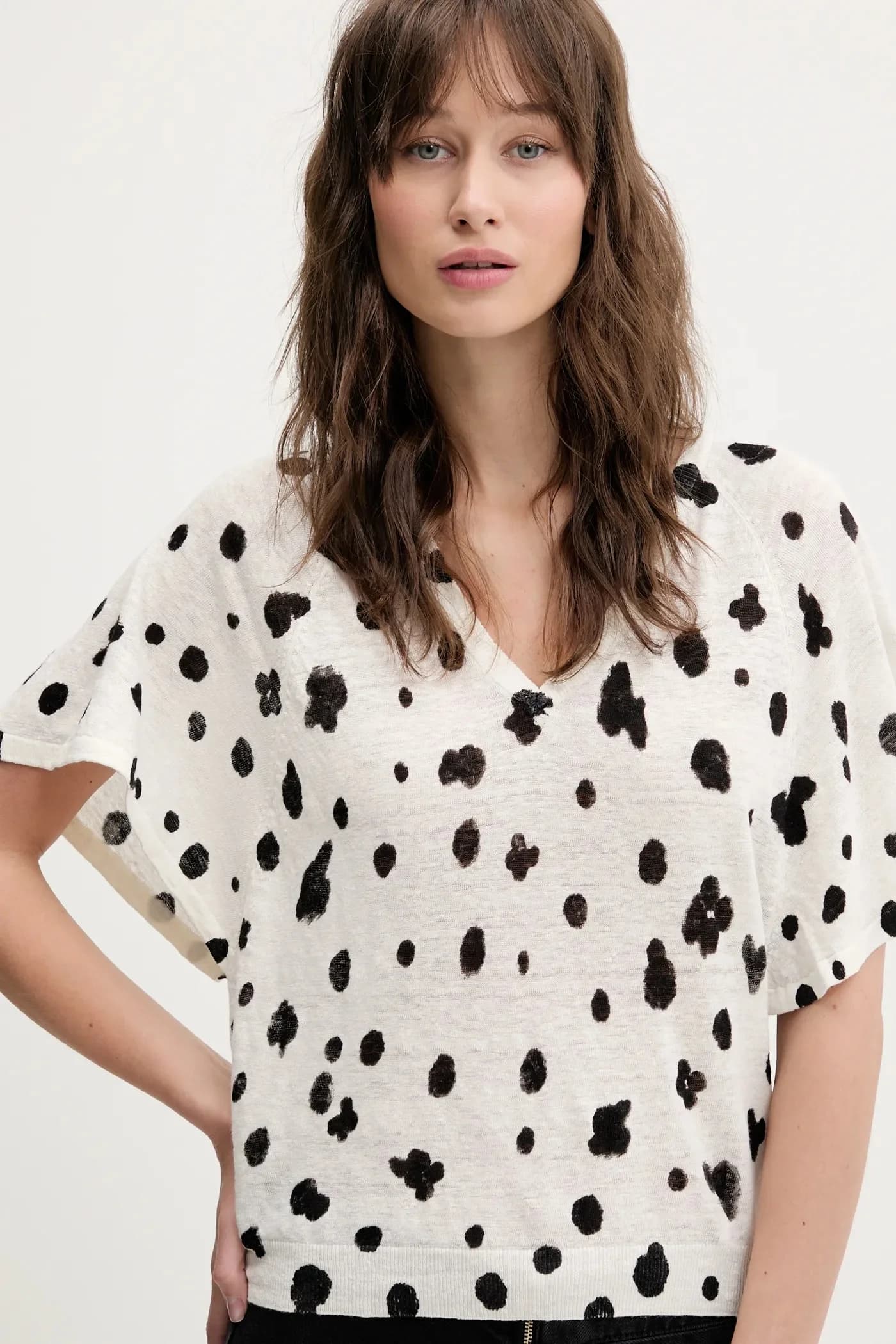 Льняной свитер - фото 4