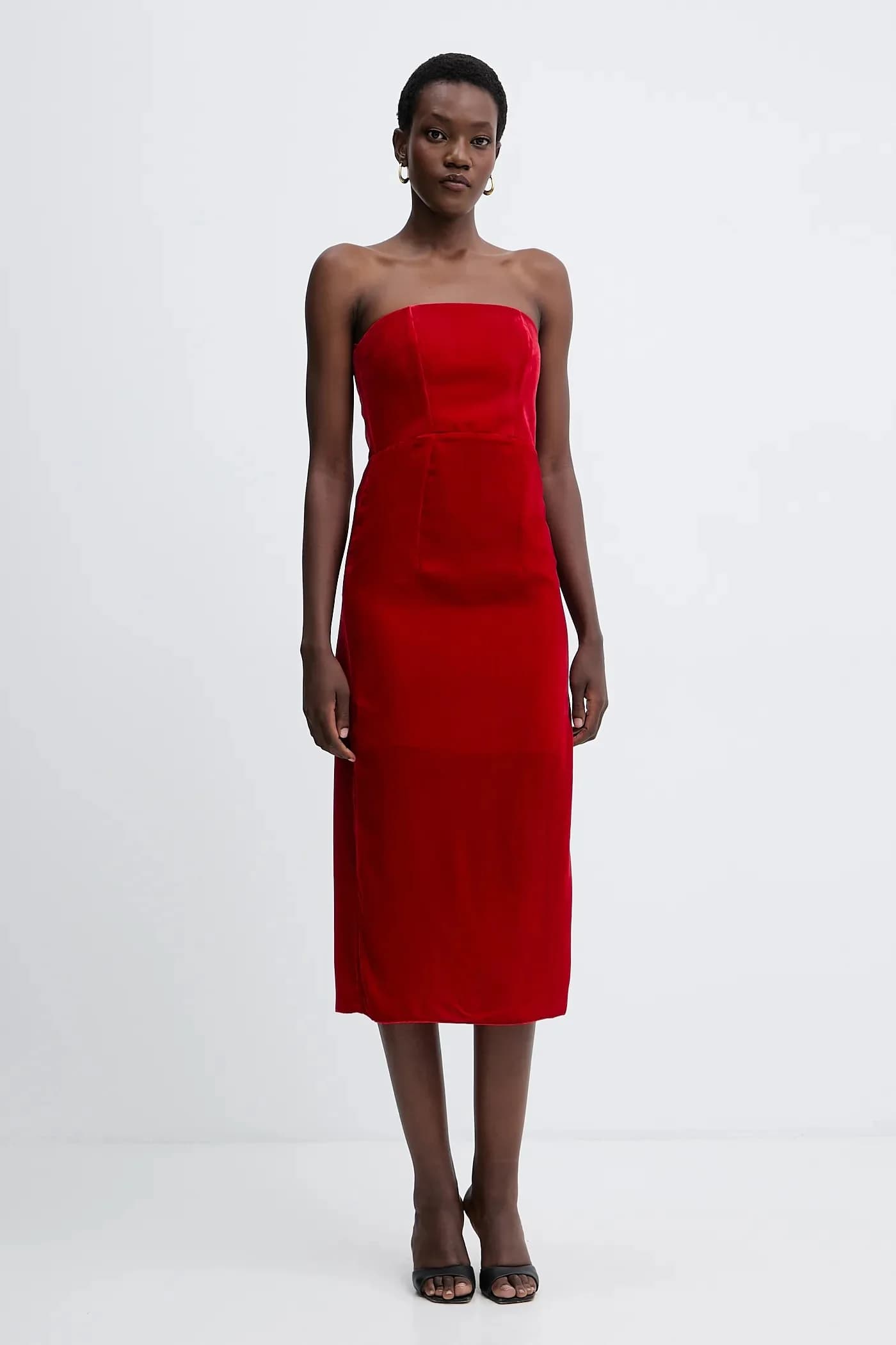 Платье с добавлением шелка - фото 5