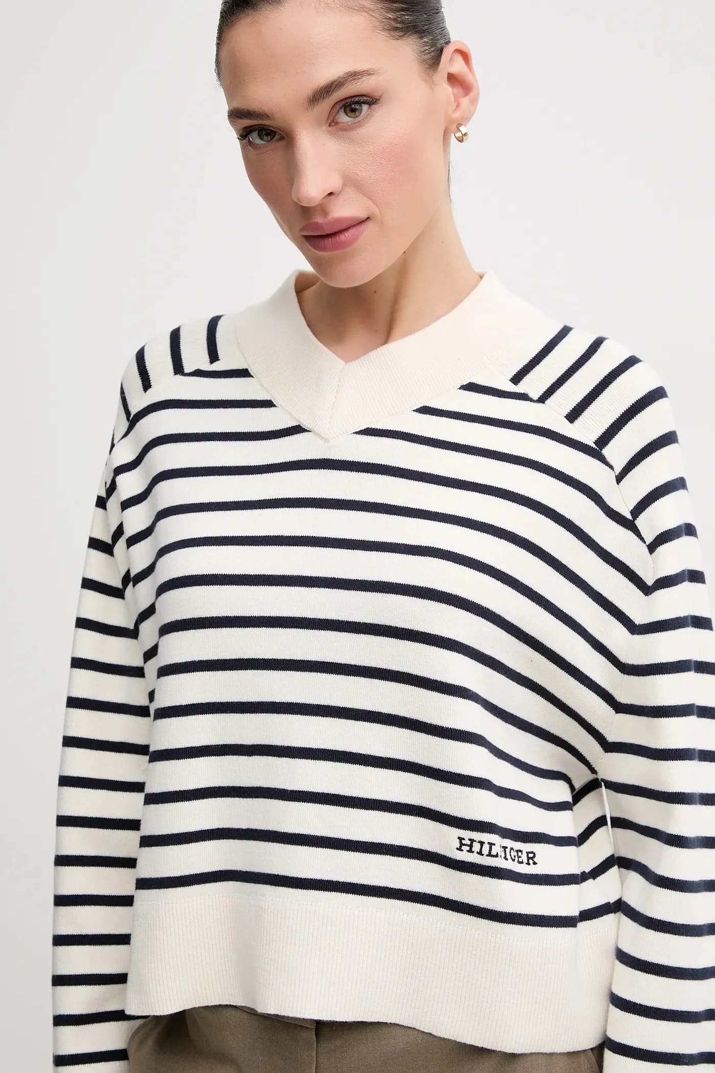 Хлопковый свитер - фото 4