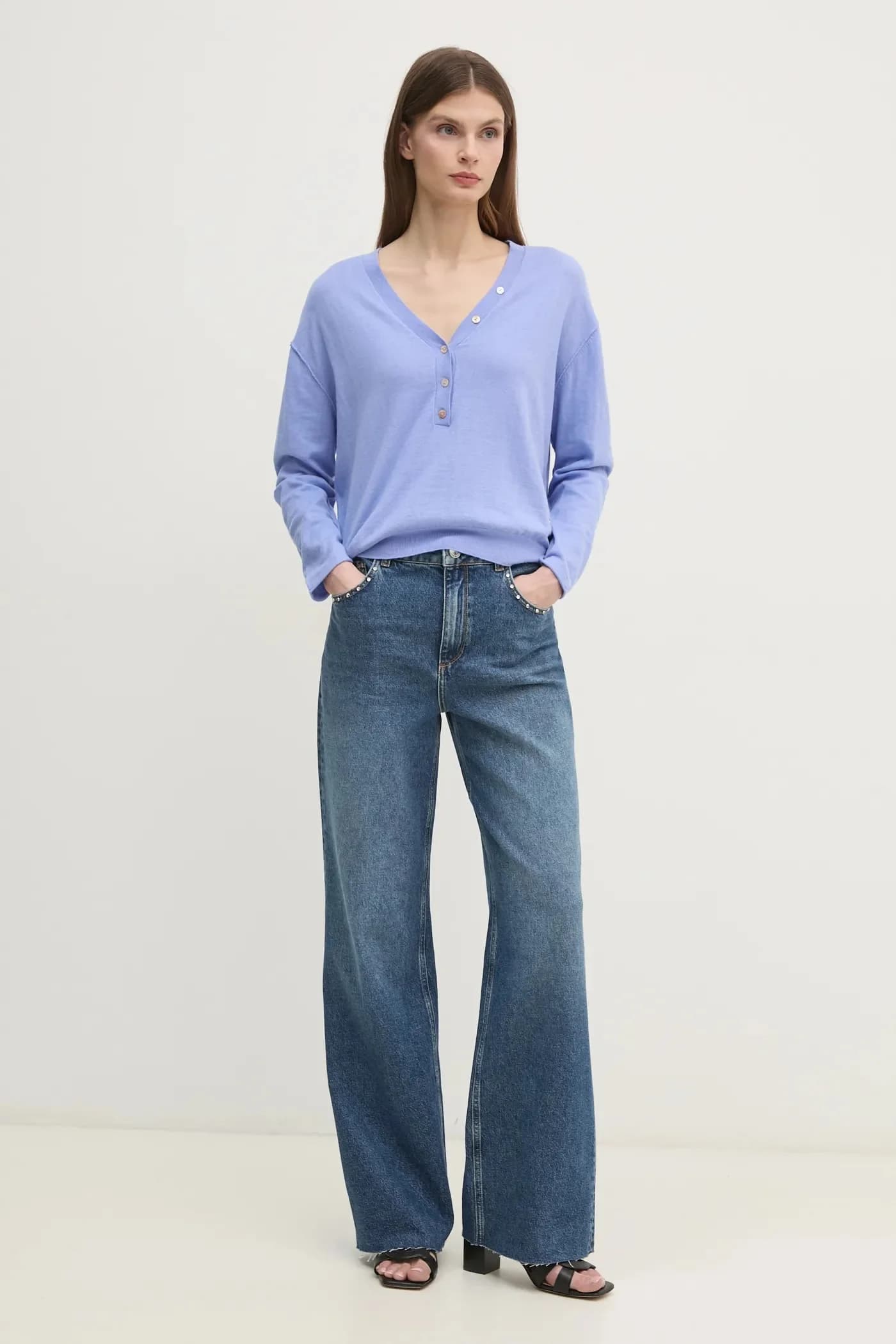 Свитер из смесового кашемира - фото 2