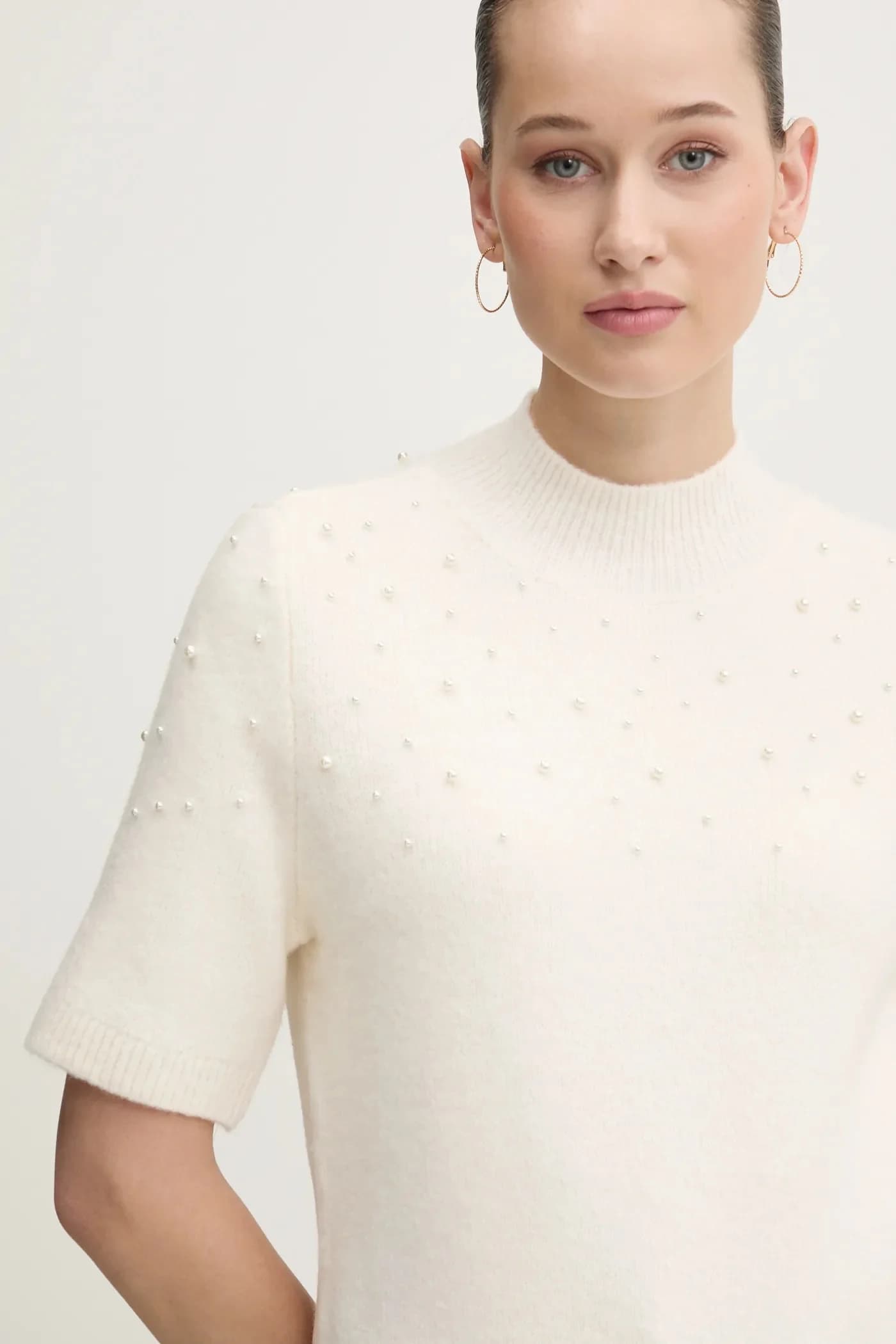 Свитер из смесовой шерсти - фото 4