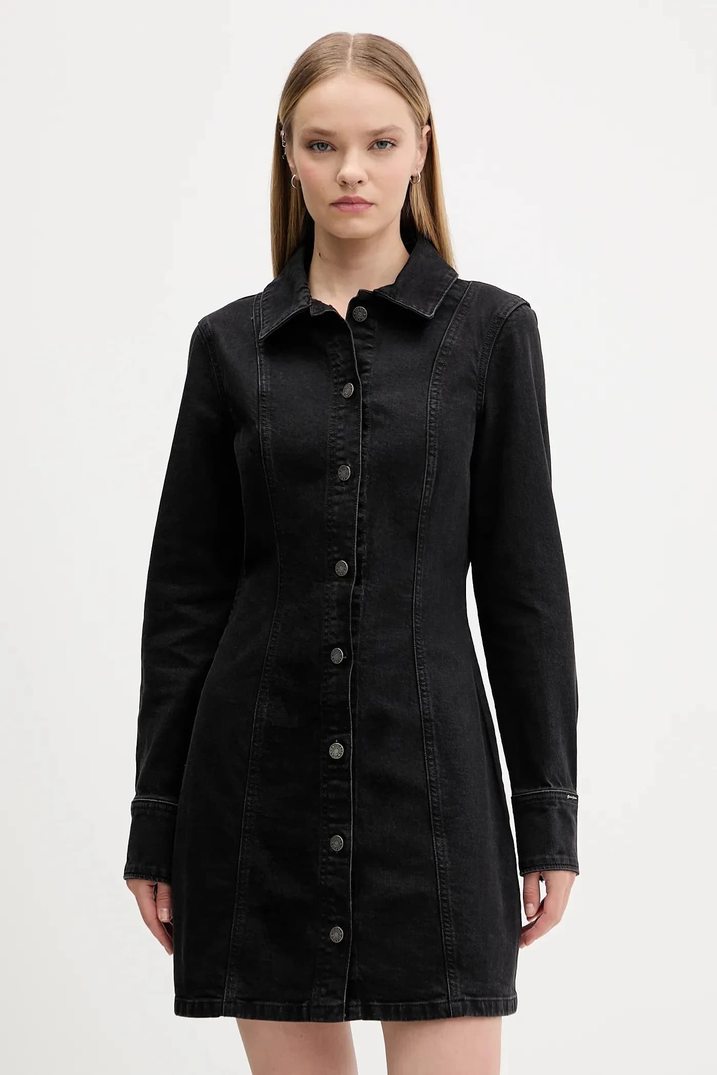 Джинсовое платье