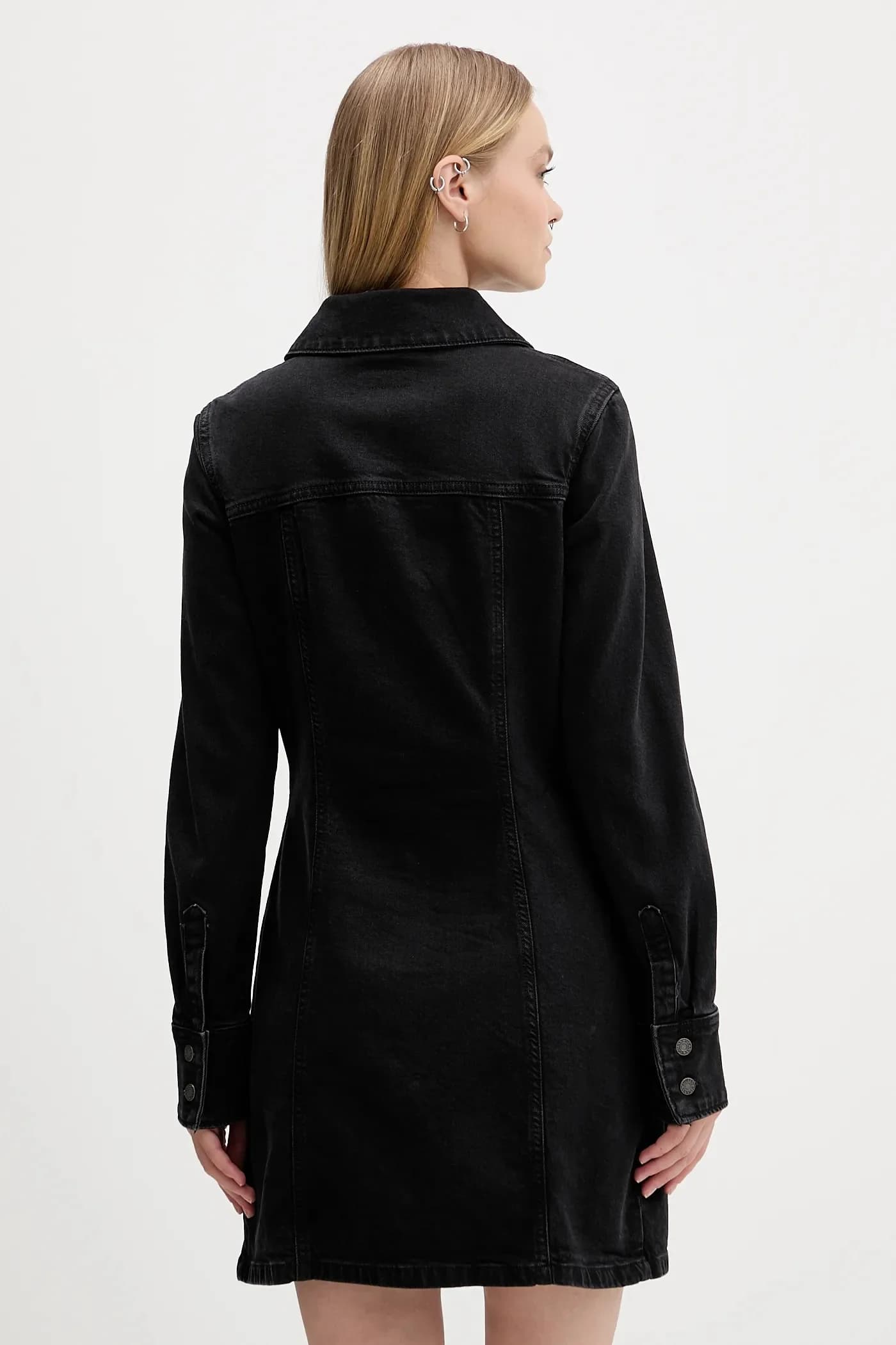 Джинсовое платье - фото 3