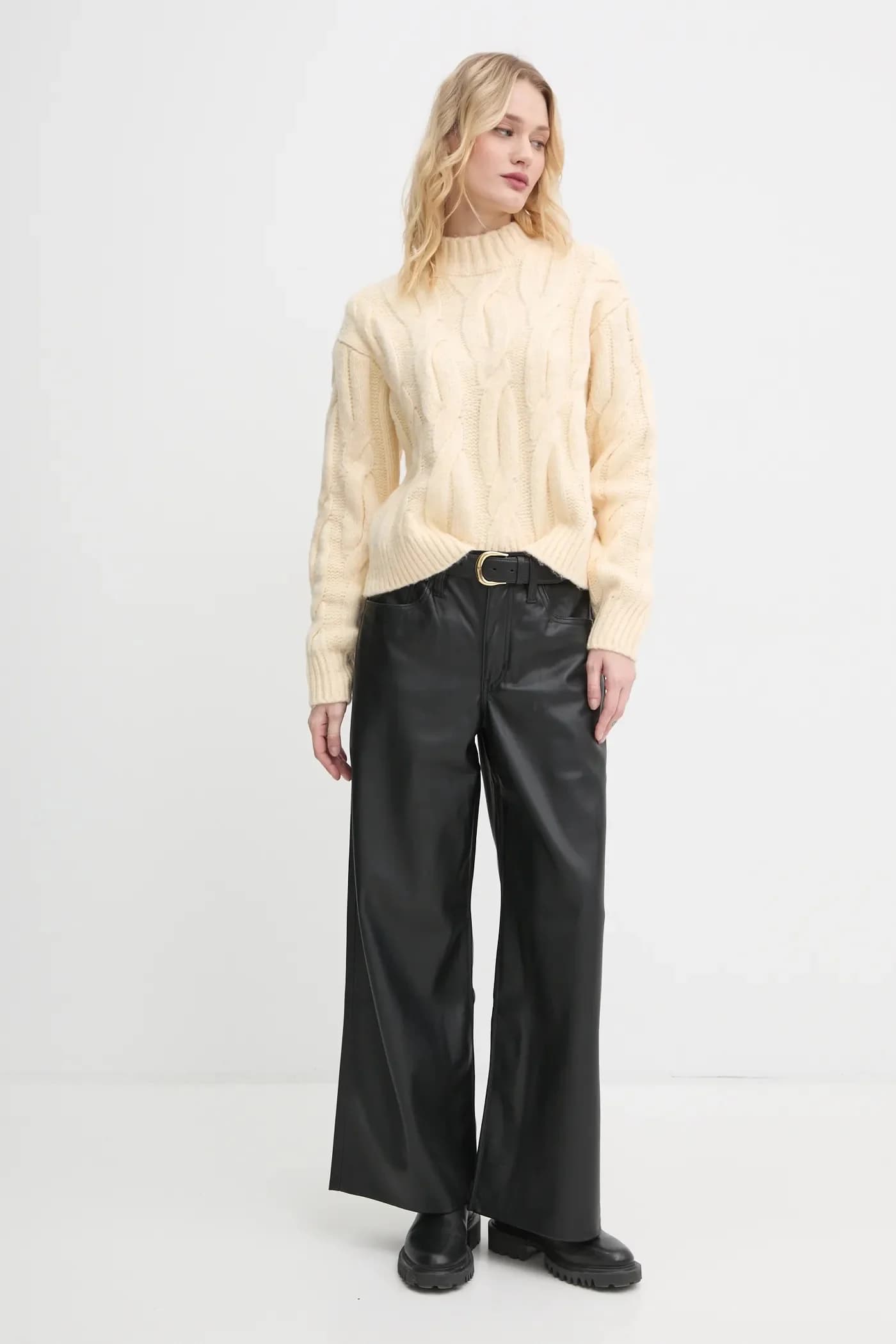 Свитер из смесовой шерсти - фото 2