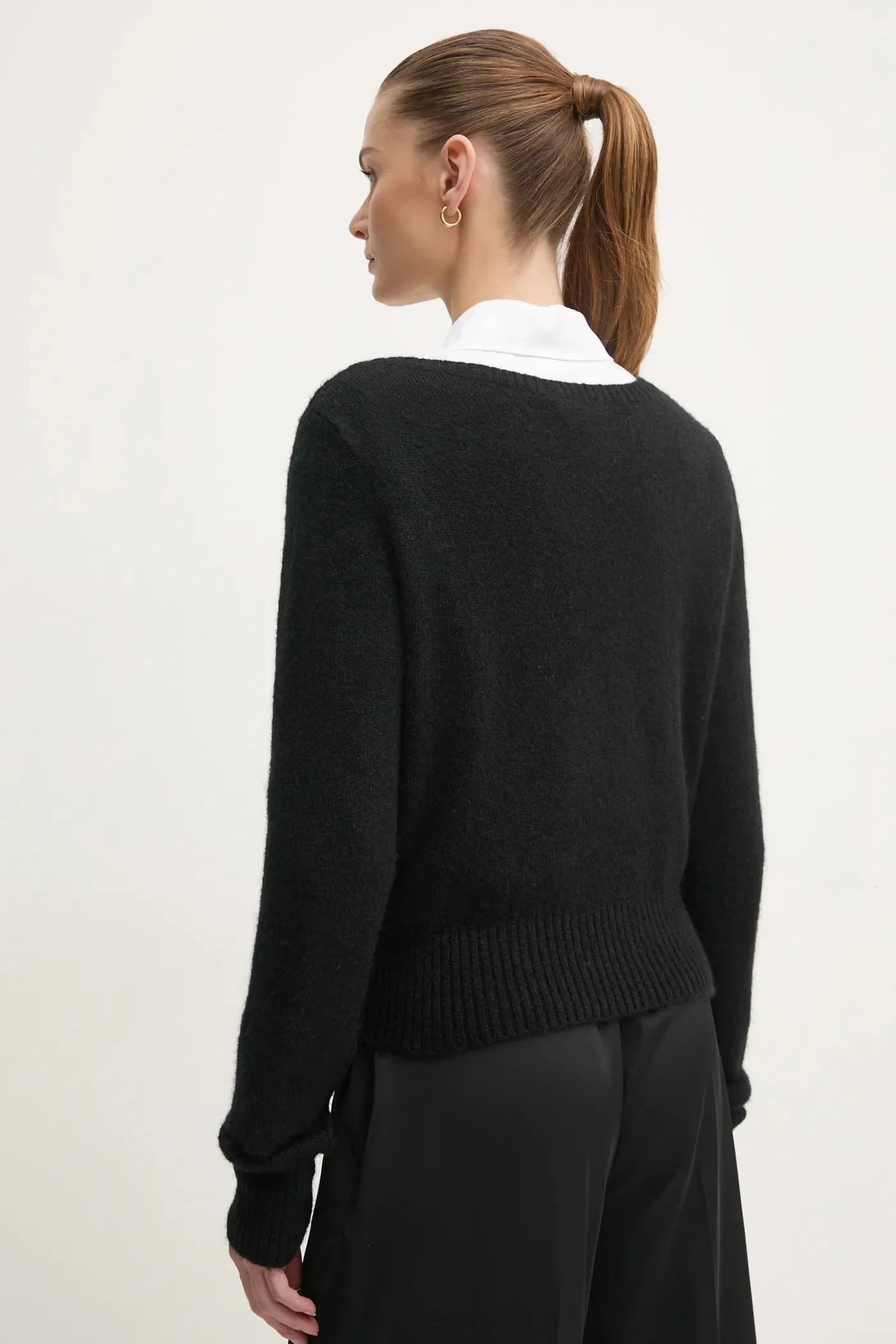 Свитер из смесовой шерсти - фото 3