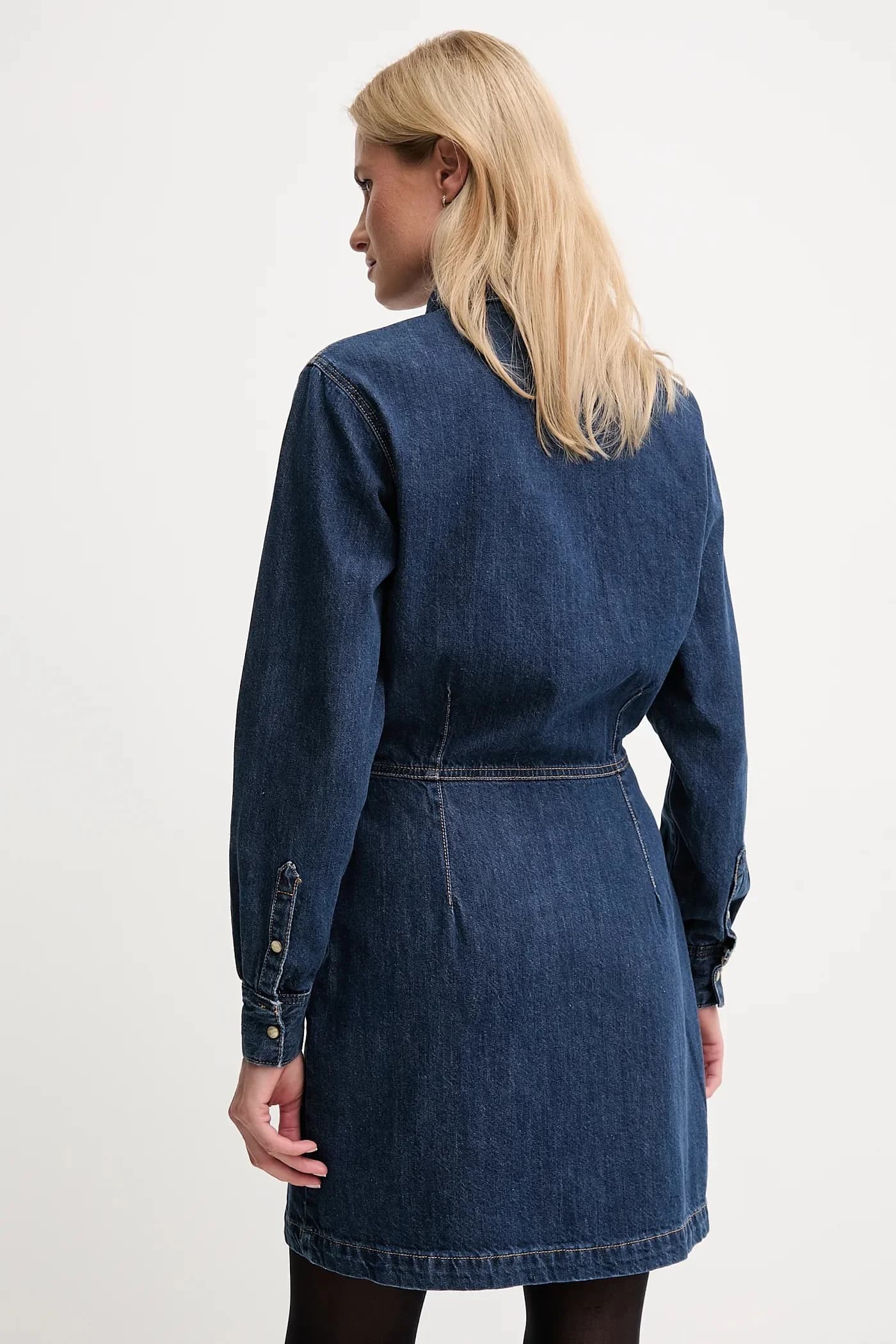 Джинсовое платье - фото 3